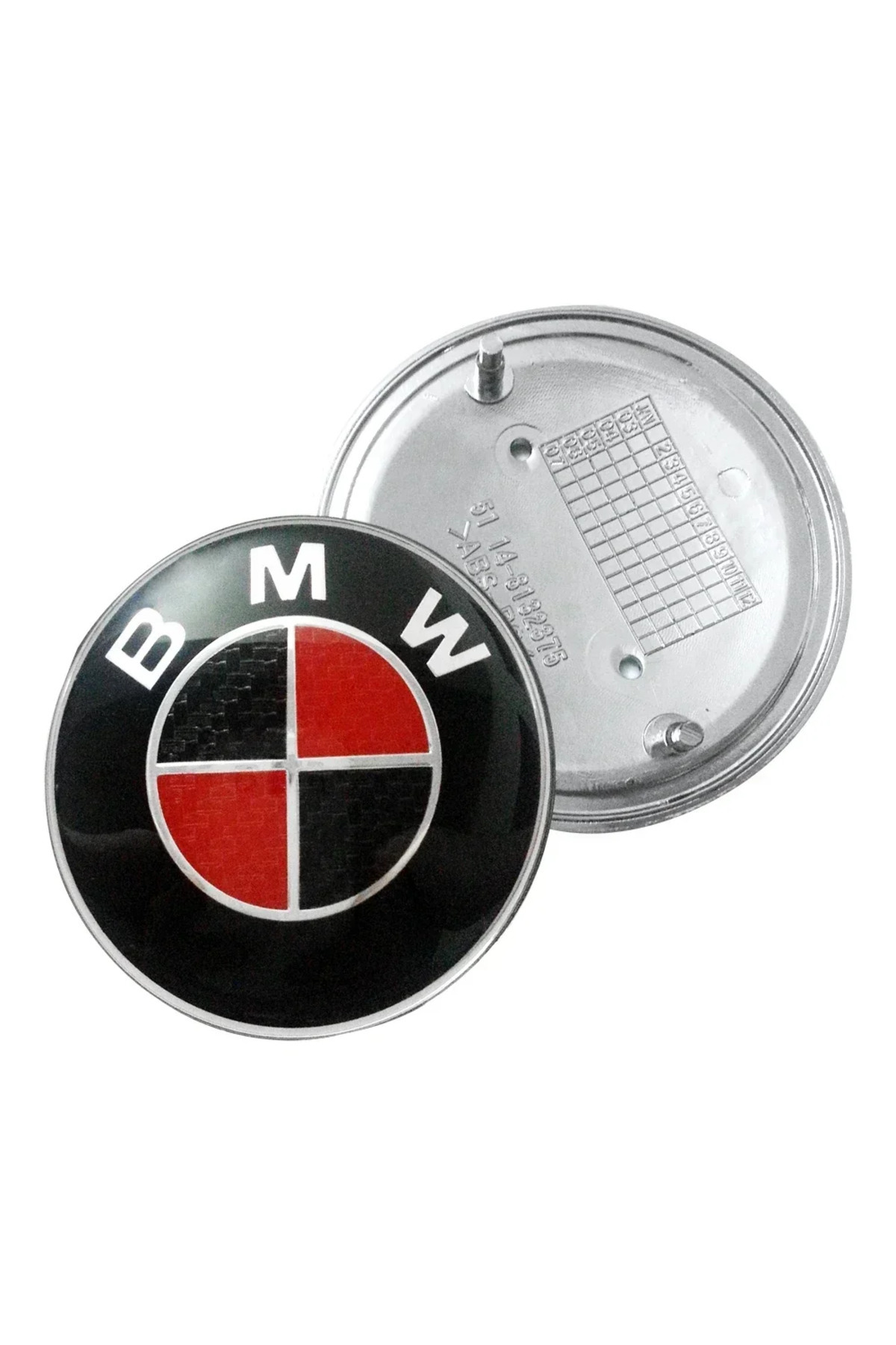 Choice-82mm 74mm Car Front Hood Emblem with Pins Trunk Badge for Bmw E39 E46 E90 E60 F10 F11 F20 F30 F34... 5