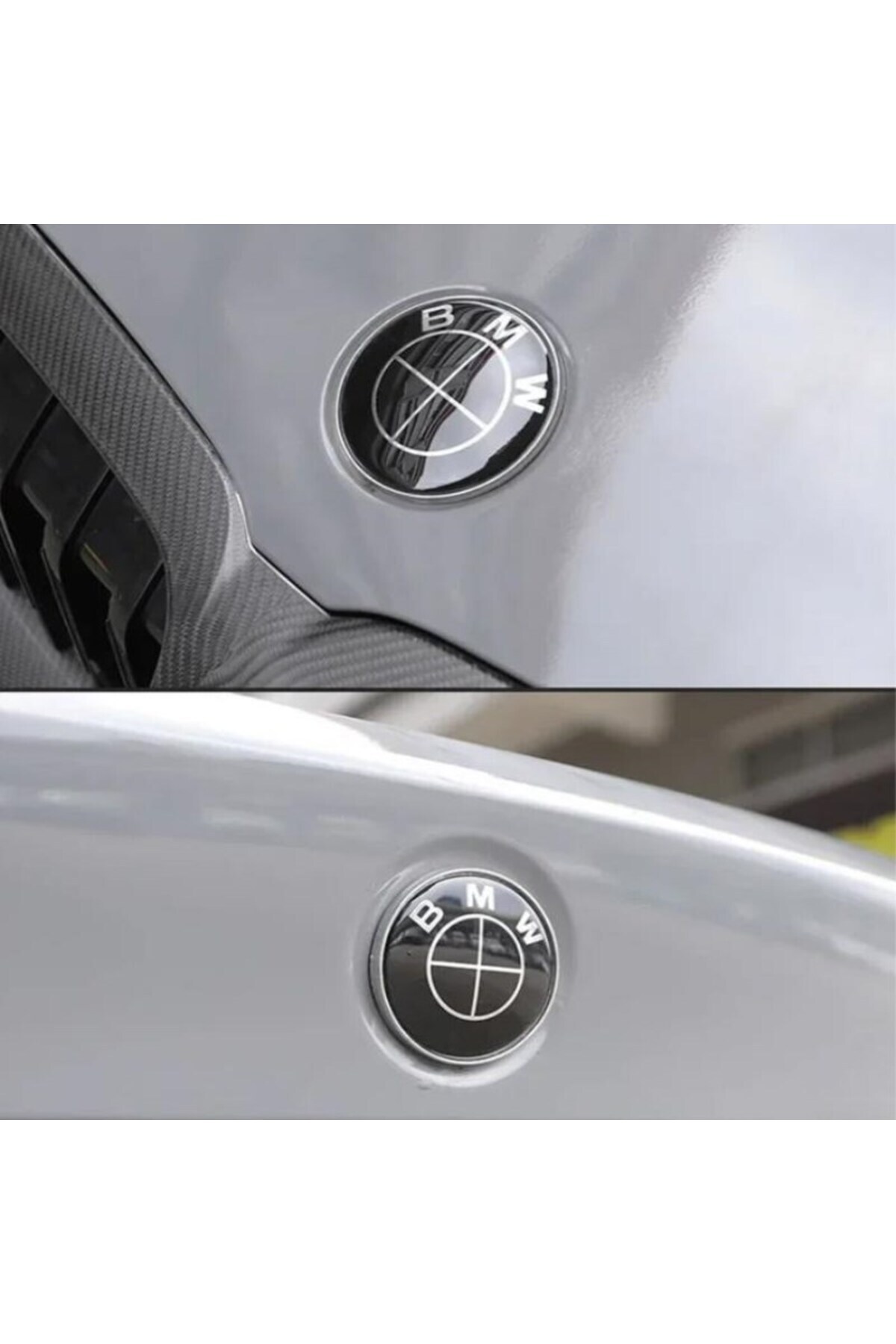 Choice-82mm 74mm Car Front Hood Emblem with Pins Trunk Badge for Bmw E39 E46 E90 E60 F10 F11 F20 F30 F34... 6
