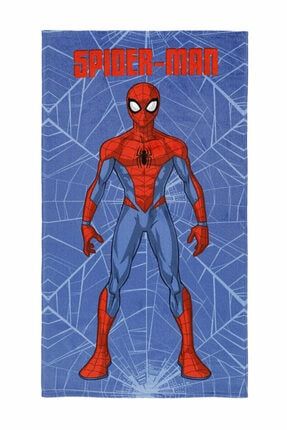 Spiderman Web Disney Lisanslı Kadife Plaj Havlusu 70x130 EVTEKSTILI-524561