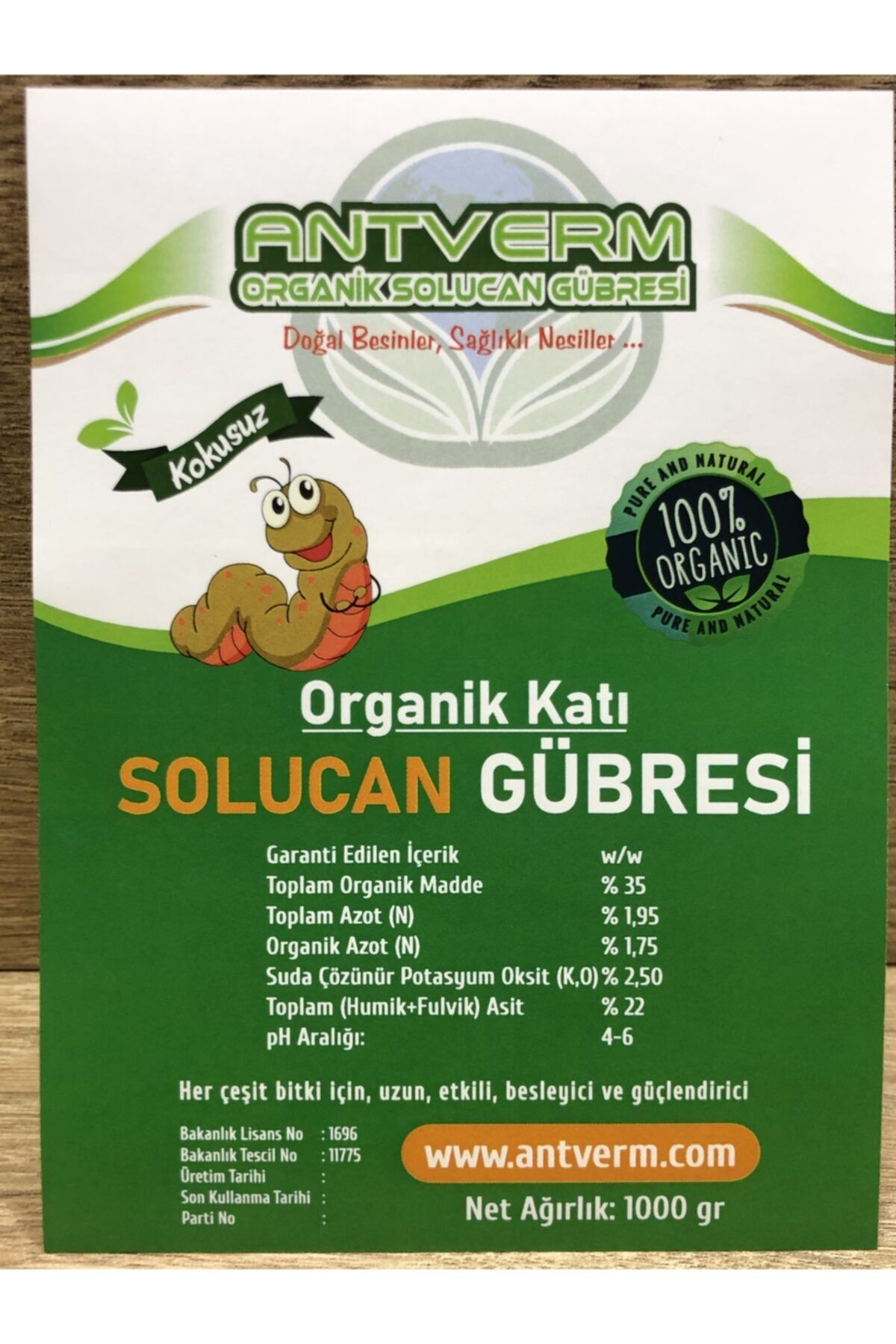 1000 gr Hobi Bahçeleri Için Üretilmiş Kalsiyum Potasyum Azot Izelementli Kompozit Gübre