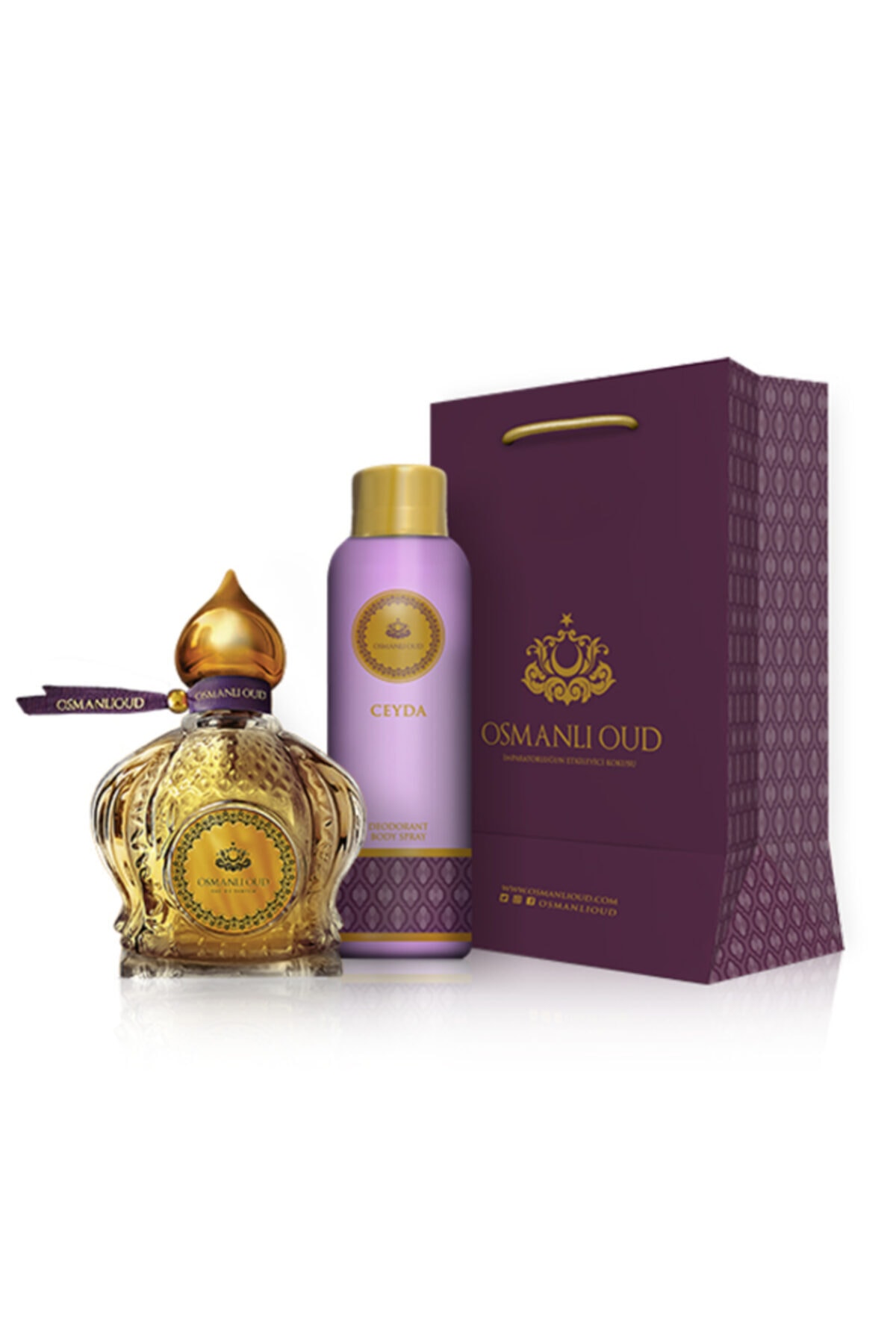 Osmanlı Oud Ceyda Edp 65 ml Kadın Parfüm 150 ml Deodorant 9807