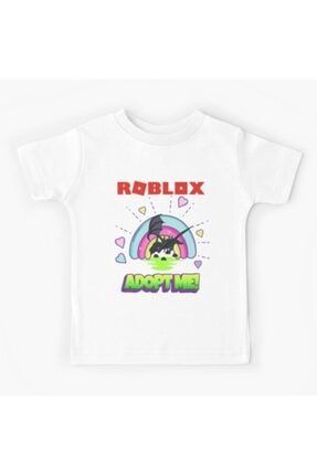 Roblox Adopt Me Shadow Dragon Beyaz Çocuk Tshirt Model 246 05805