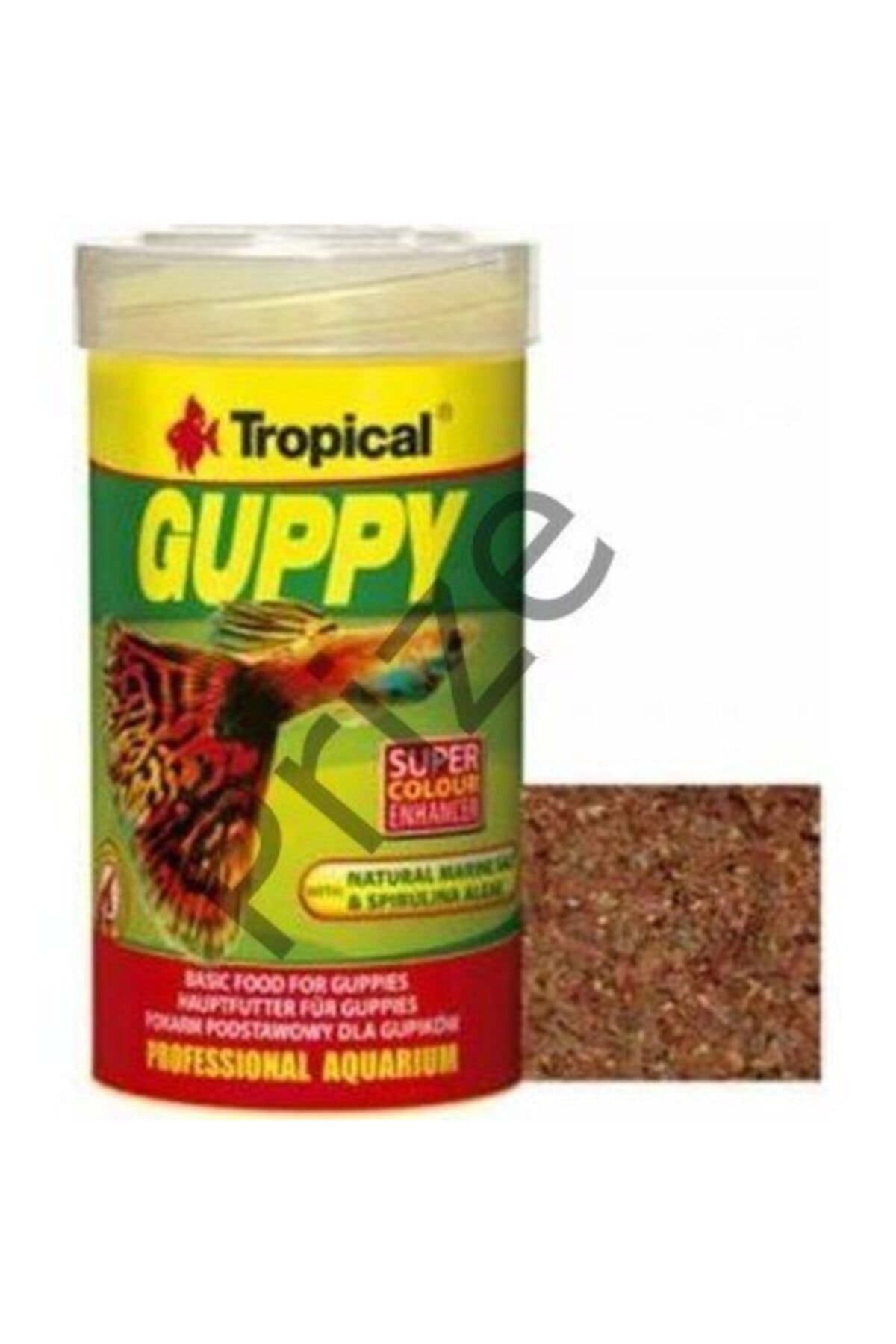 Tropical Guppy 100ml 20gr Lepistes Için Pul Yem
