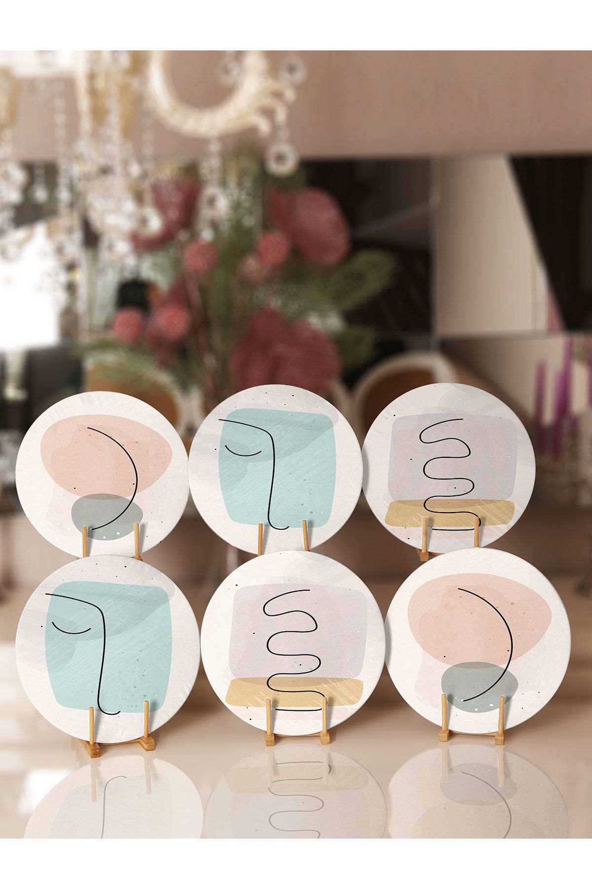 Realhomes Încărcător Pentru Desen Și Pat De Loc Pentru Fundal Pastel Din 6 Bucăți - One Size