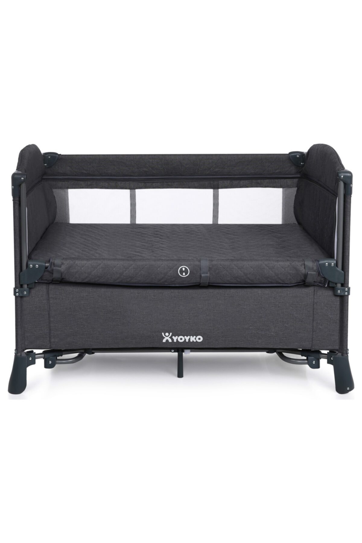 Yoyko Exclusive Comfort 8 In 1 Park Yatak Oyun Parkı Koyu Gri 70 X 110 Cm fotoğrafı 5 (önizleme)