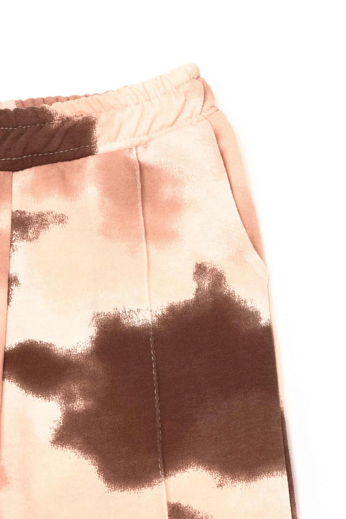 Camel Batik Yıkamalı Kız Çocuk Örme İnce Eşofman Altı TKDAW22EA0108