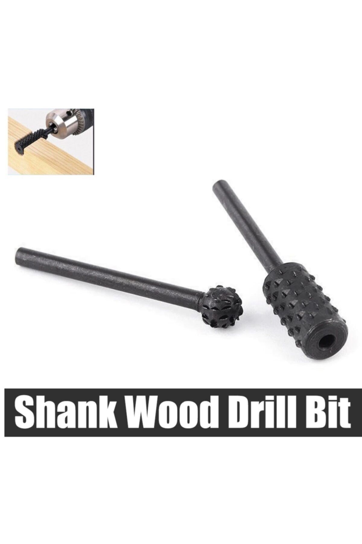 Depolife-5 Pieces Hss Rasp For Wood Router Bit Set Moulder 3.17mm Shank For Dremel Similar Engraving Machine 5