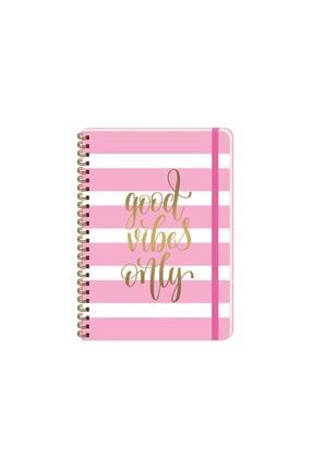 A5 Çizgili Defter Daily Notes Muse - Good Vibes Only E-410283-99-01