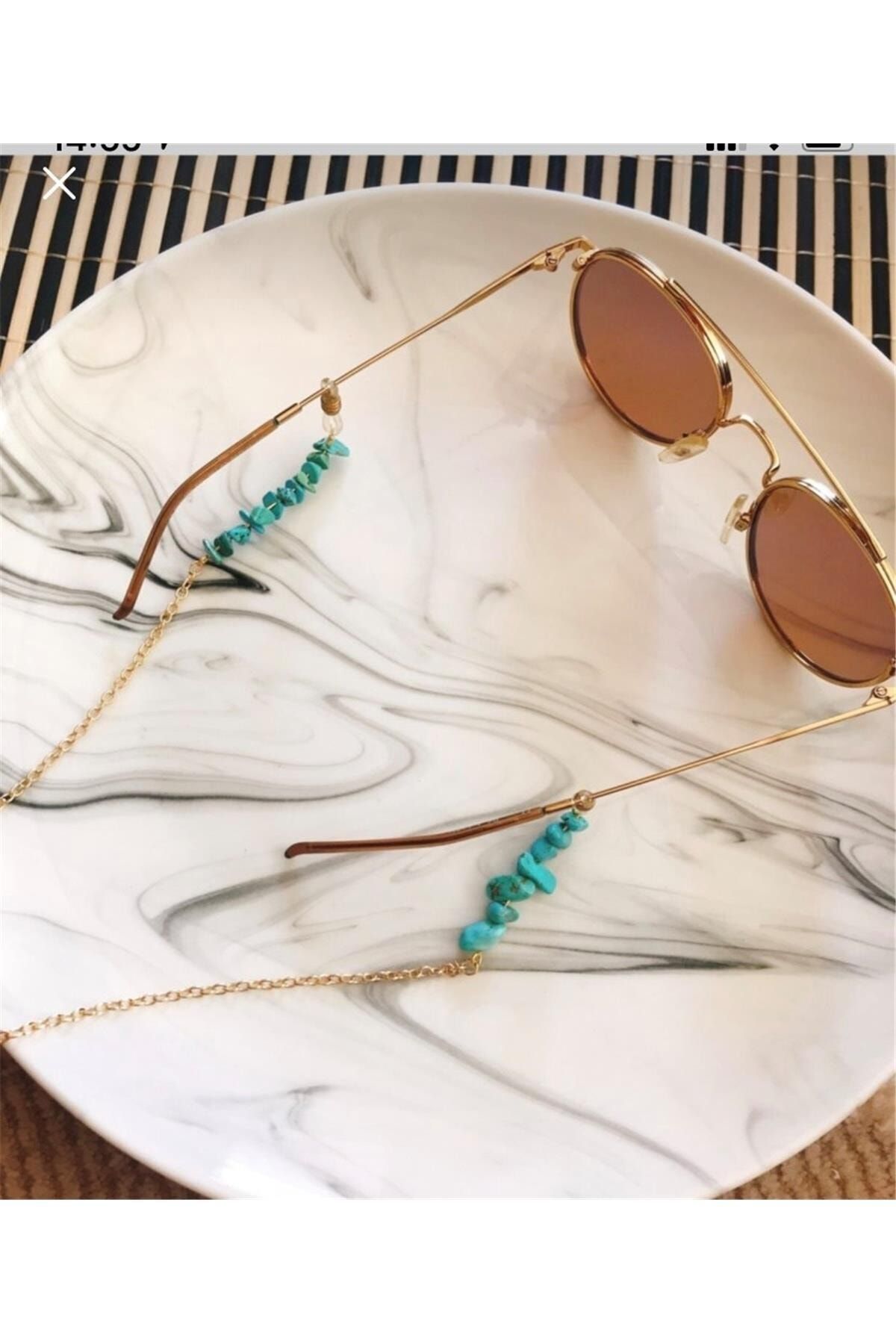 Sunglasses with turquoise stones deals
