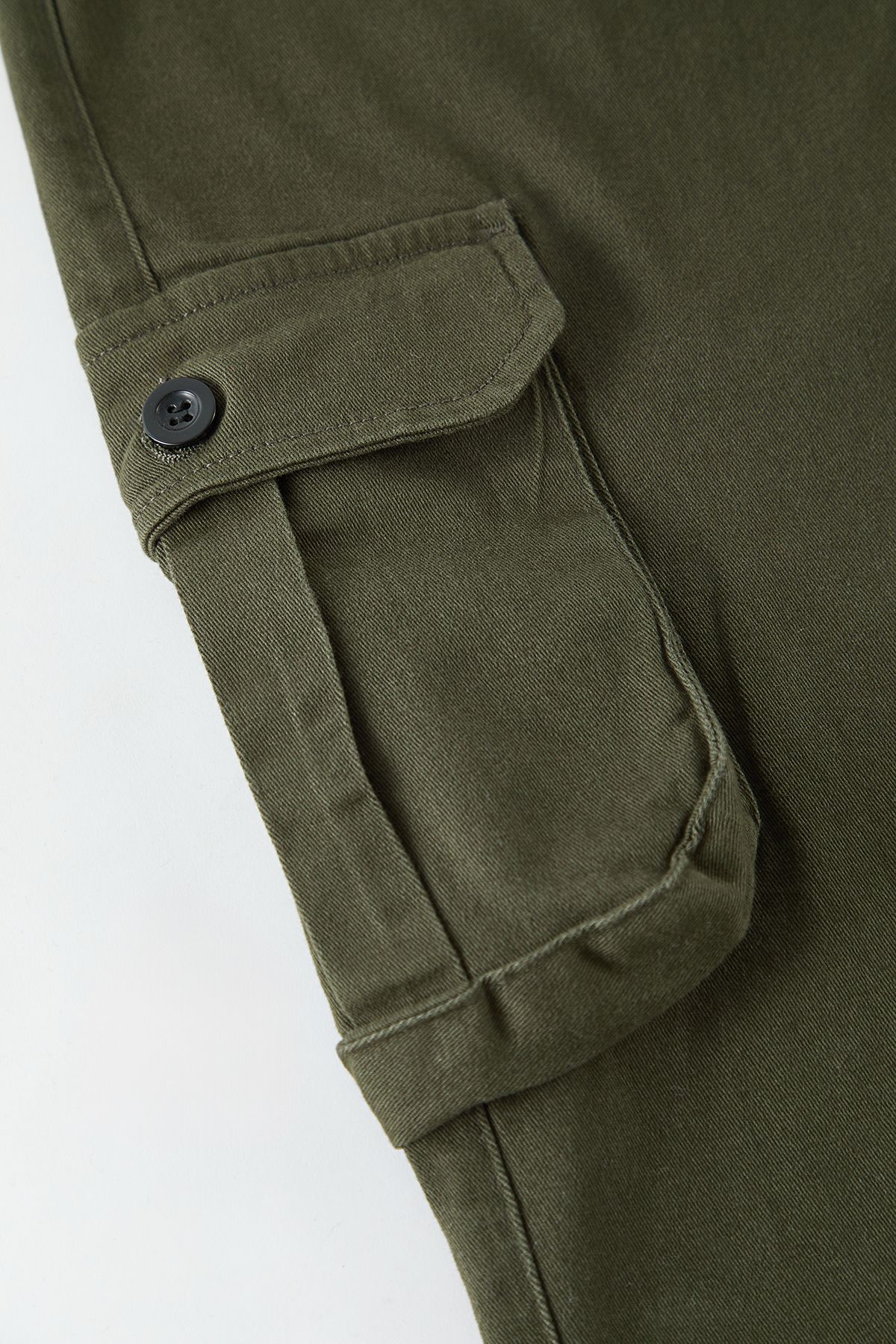 Trendyol Collection-kHaki GaBARdine CARgo Pants - Nagy méretű TMNAW25AR00005 4