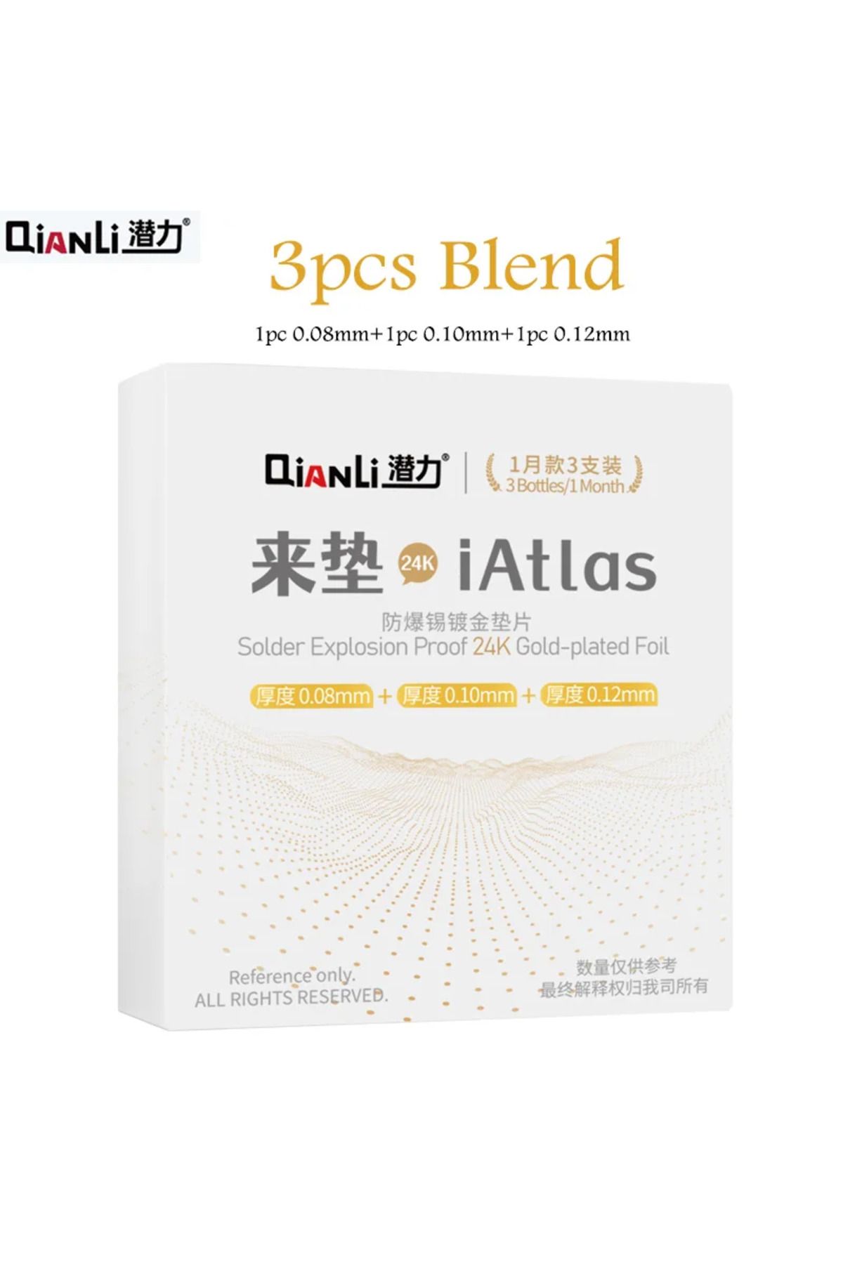 Choice-Qianli iAtlas 24k Explosion Proof Gold-plated Foil Gasket for Mobile Phones Motherboard Middle Fr... 7