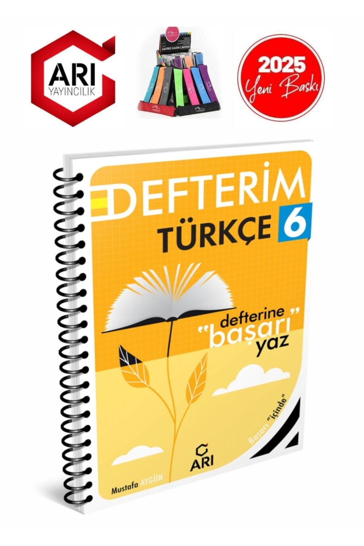 Arı Yayıncılık 2024-2025 Müfredat 6.Sınıf Türkçe Konu Anlatımlı Defter+Cambridge Kalemlik(Defterine Başarı Yaz)