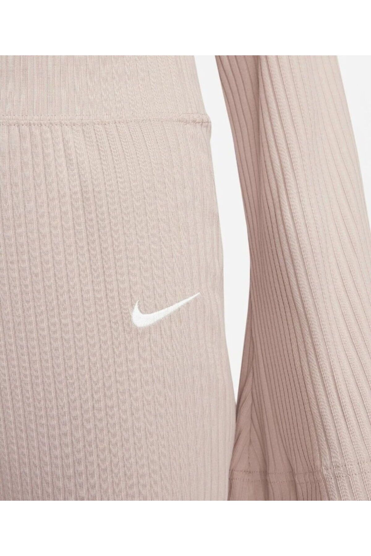 Nike-High Waist Ribbed Women's Sweatpants - Dv7868-272 4