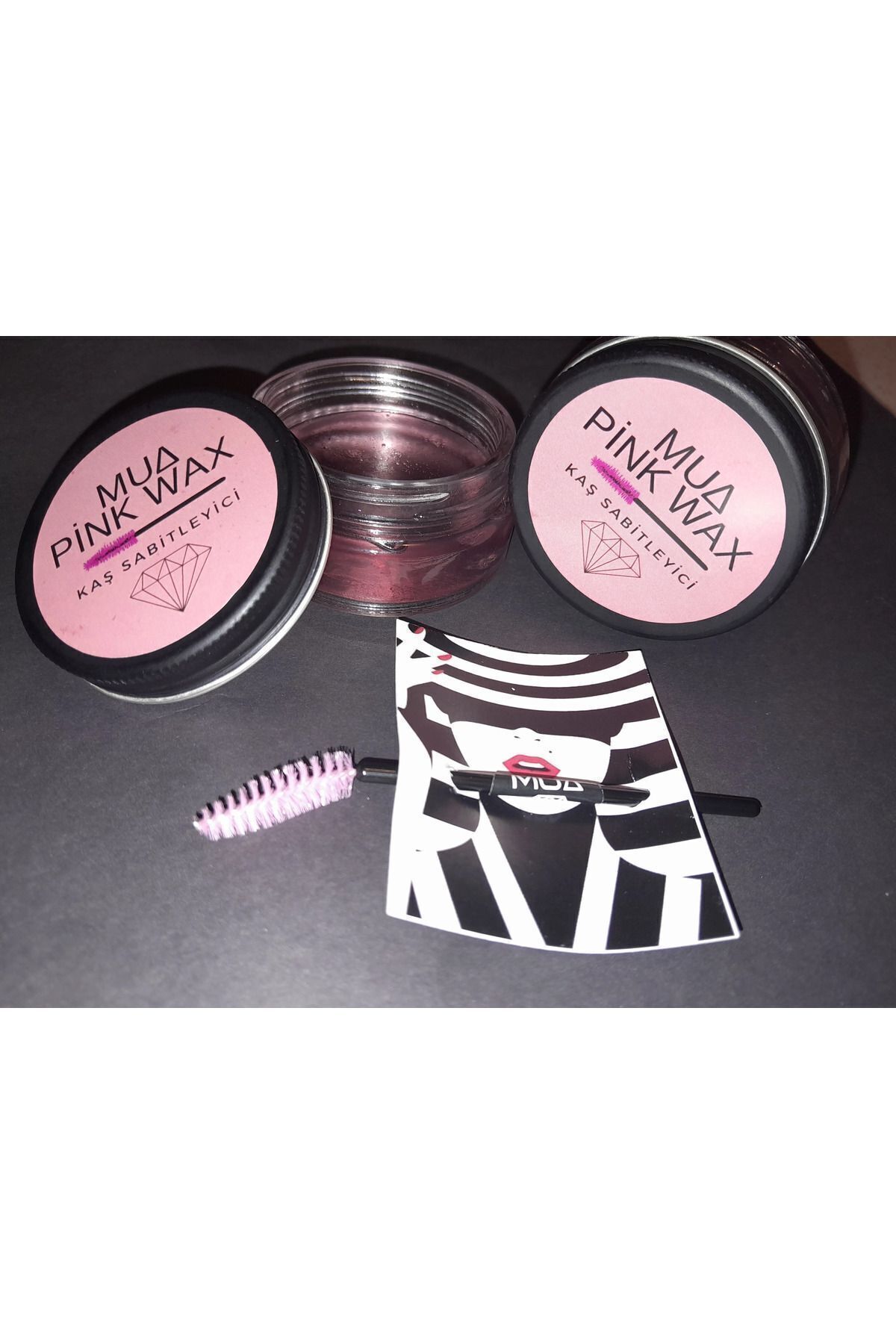 Mua-Pink Wax Eyebrow Eyebrow Fixer Gel 2