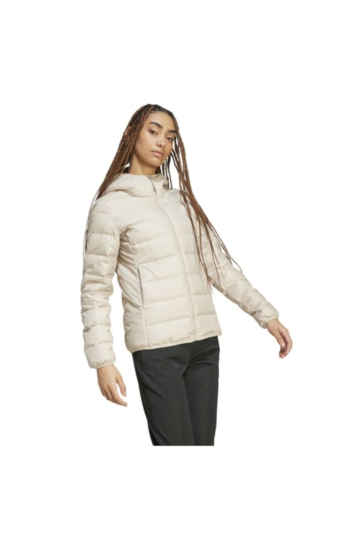 adidas-W Ess L D Ho J Model Women's Coat 3