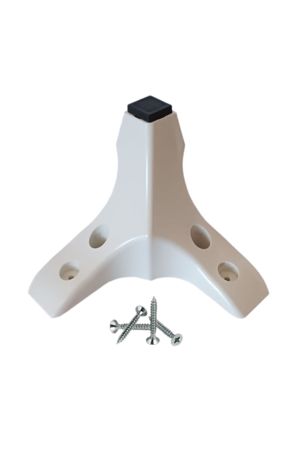 Mikasso 12 Cm Koç Lükens Dekoratif Mobilya Ayağı Beyaz Tekli TR ADEM KOÇ PLASTİK TUR.İNŞ.TEKS.GID.İML.SAN.VE