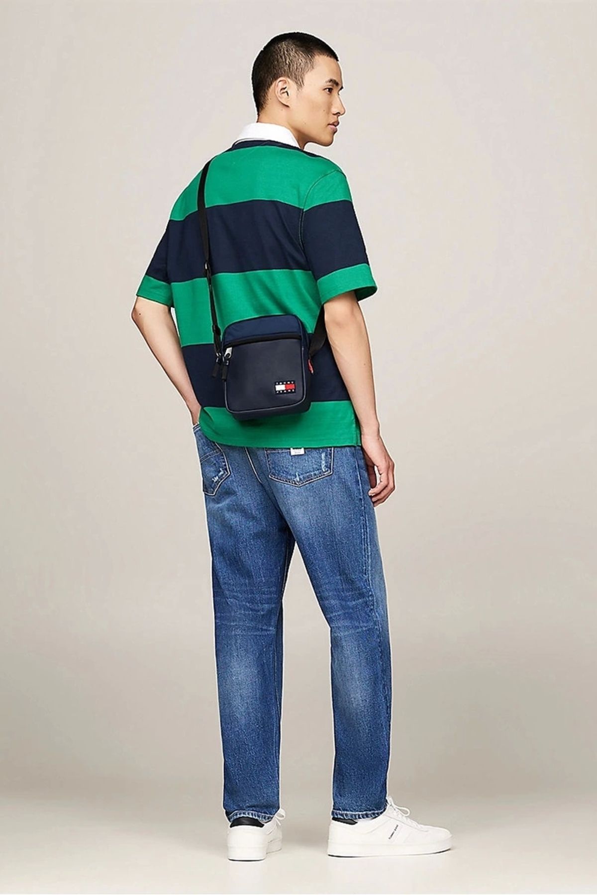 کیف مردانه نخبگان تامی جین ناوی آبی Tommy Hilfiger