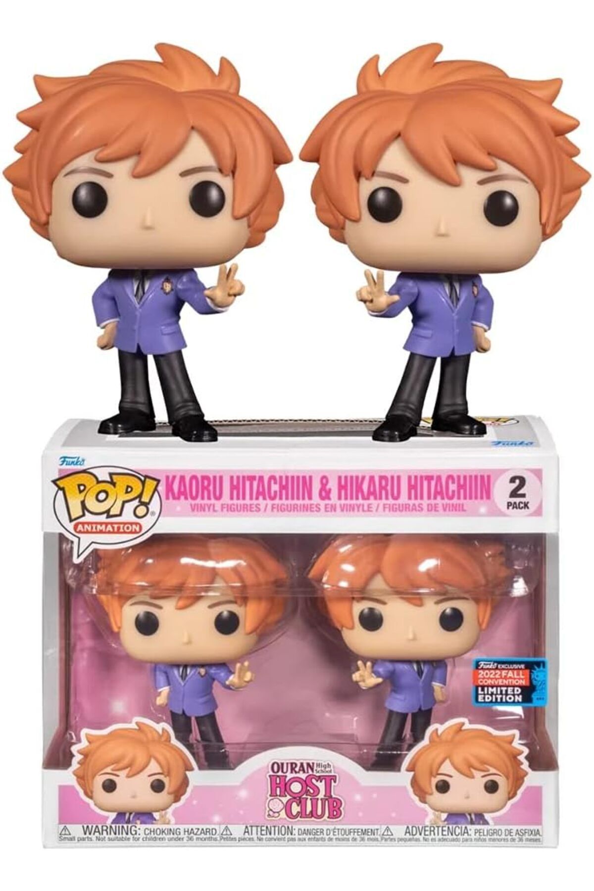 Funko-POP Animation Ouran High School Hitachiin Twins 2pk Conv Ex 1