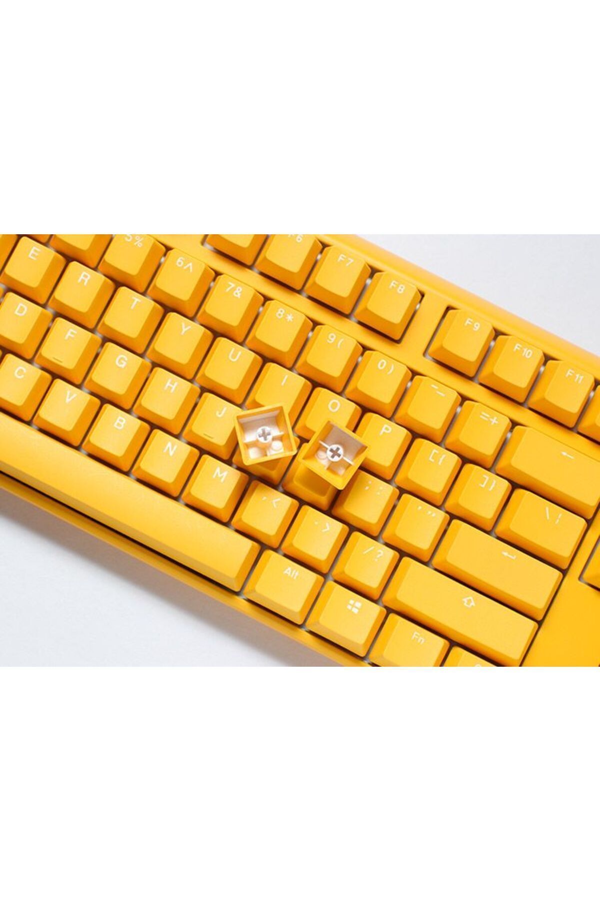 Ducky-One 3 Yellow Ducky TKL 80% Cherry Red Key Mechanical Gaming Keyboard 2
