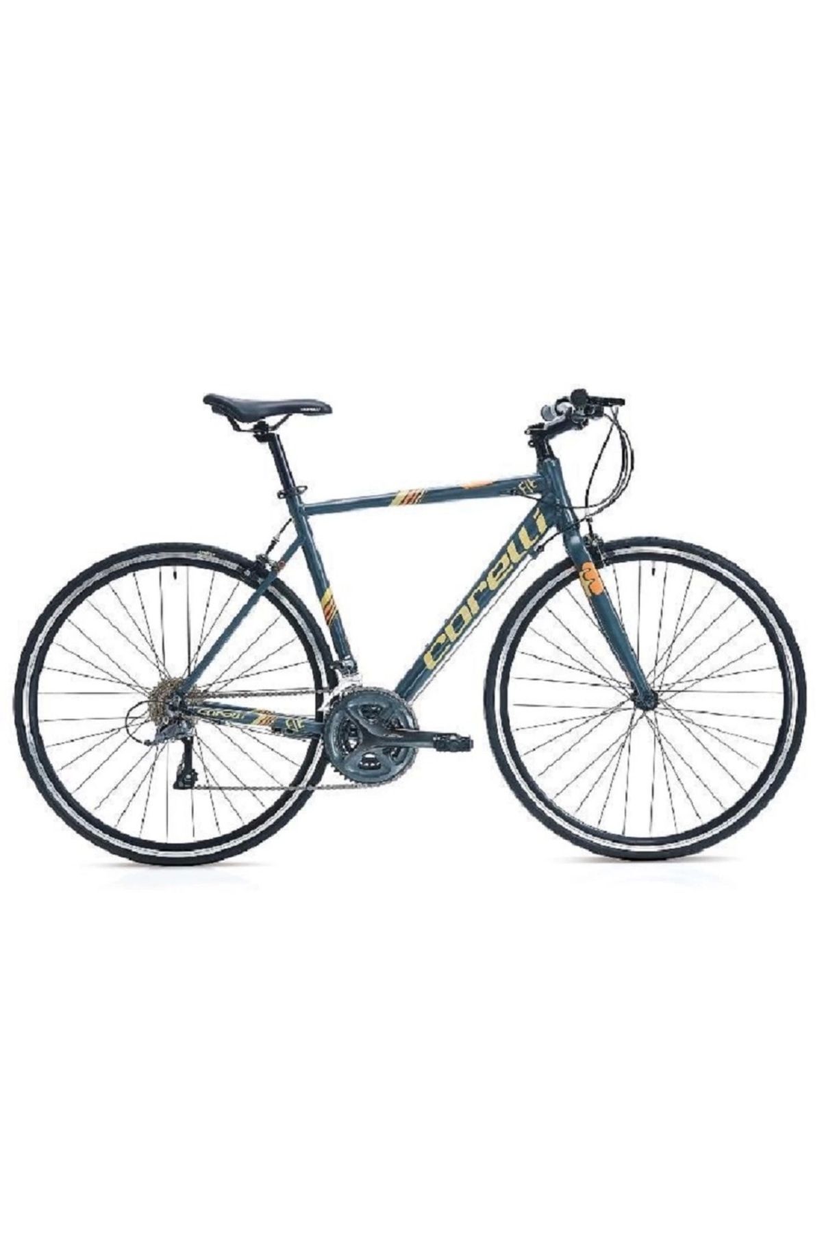 Corelli Fit Bike 1.0 V Fren 21 Vites 28 Jant Fitness Yol Bisikleti Gri Kahve Turuncu 52 Kadro Fiyat Yorumlar Trendyol
