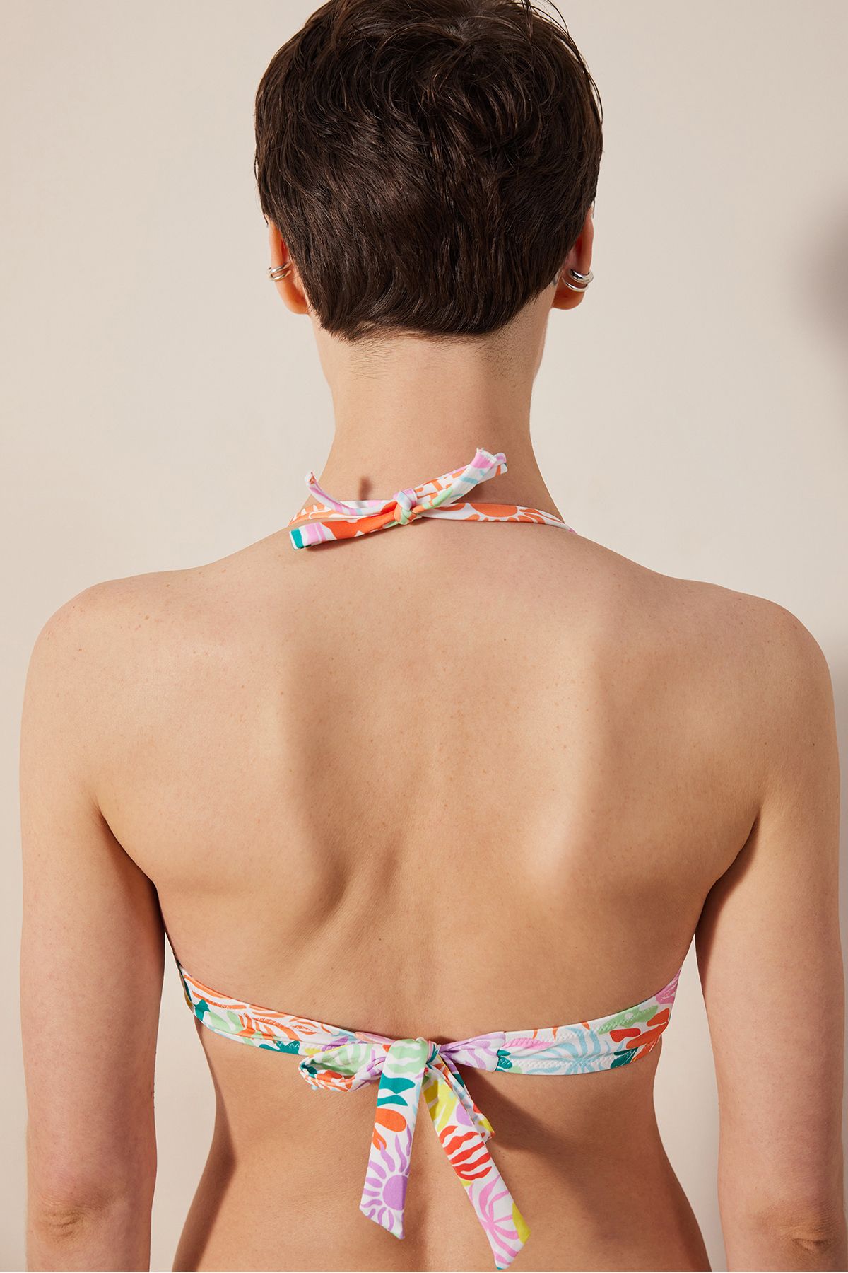 Penti-Push Up Bikini Top - Multicolor and Funny Design 2