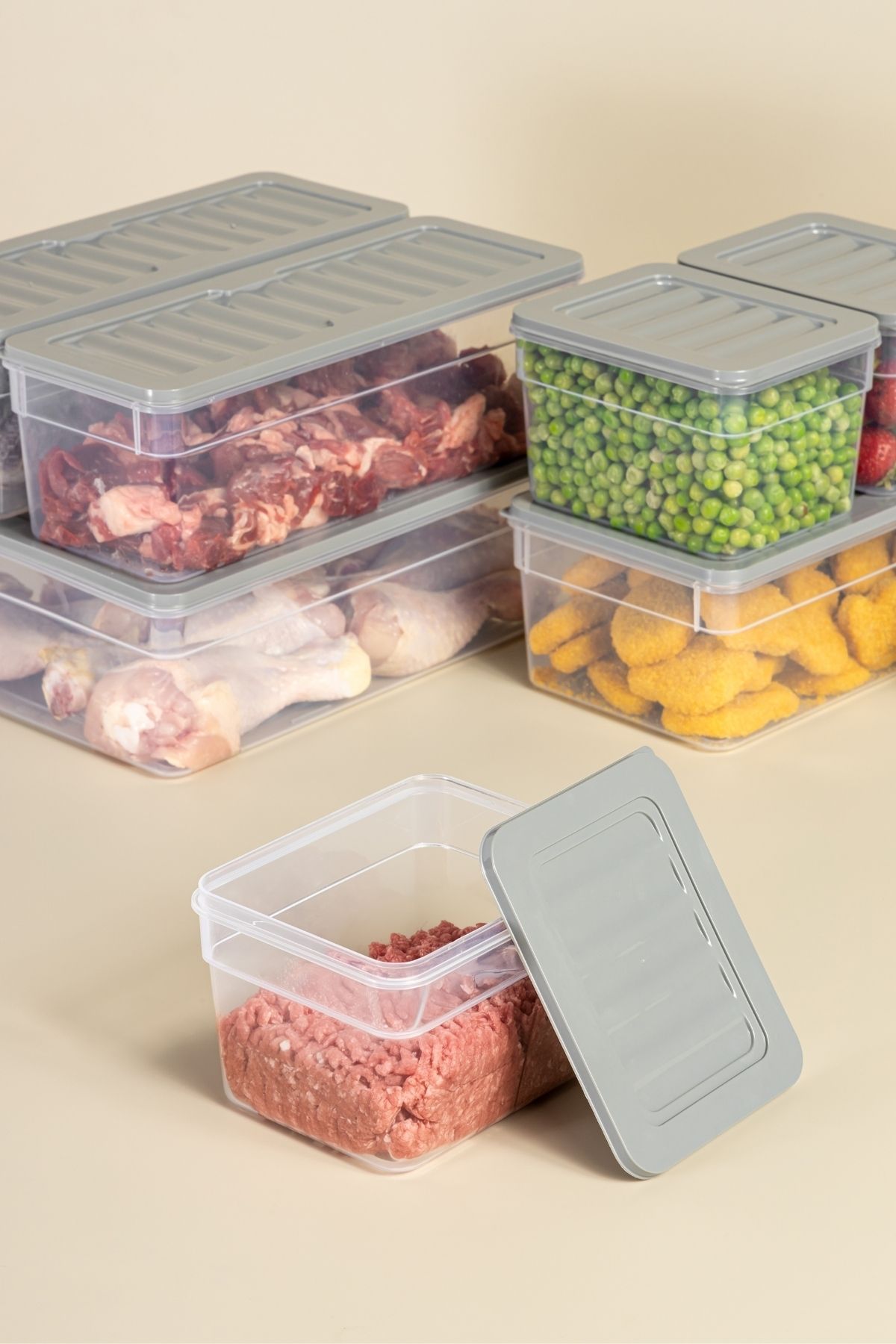 Nandy Home-18 Piece Set Freshbox Storage Container Suitable for Microwave and Diffraction 6