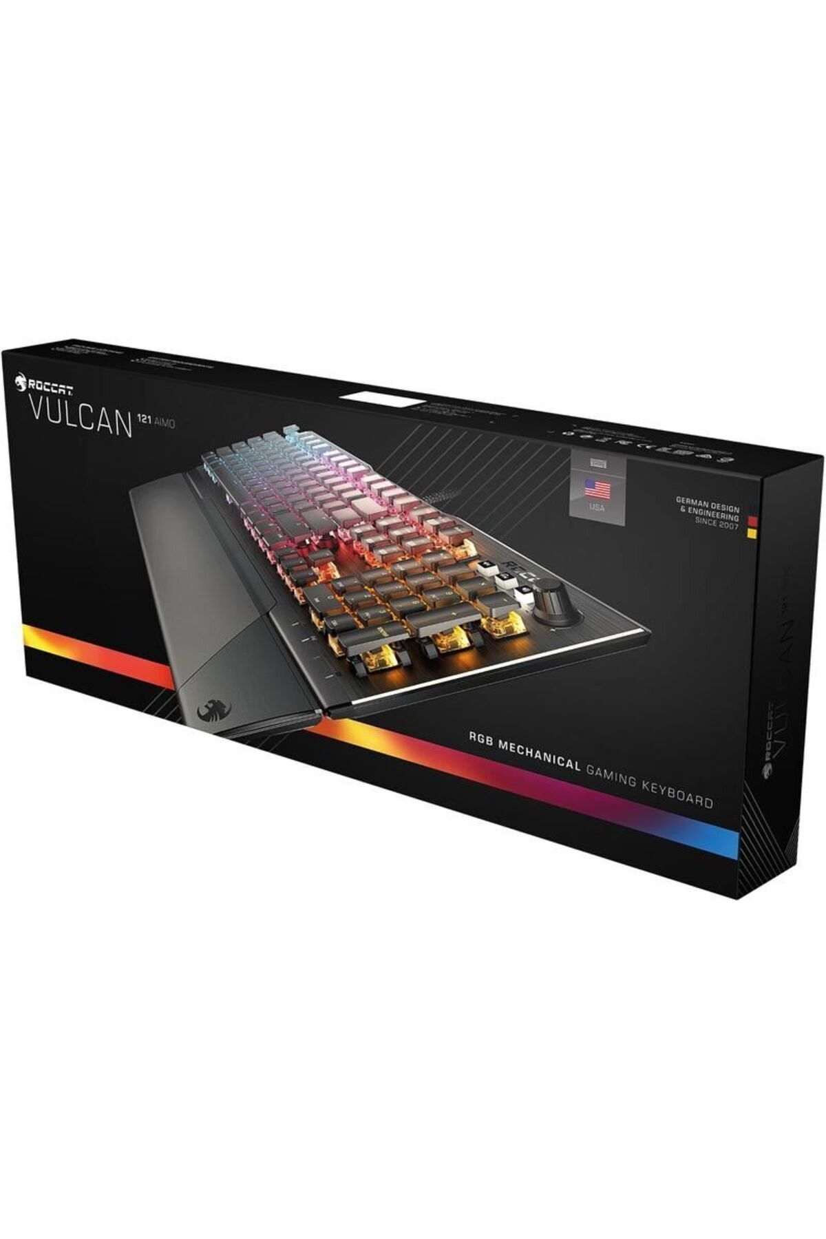 Roccat-Vulcan 121 Aimo Linear Red Switch US Layout Keyboard 6