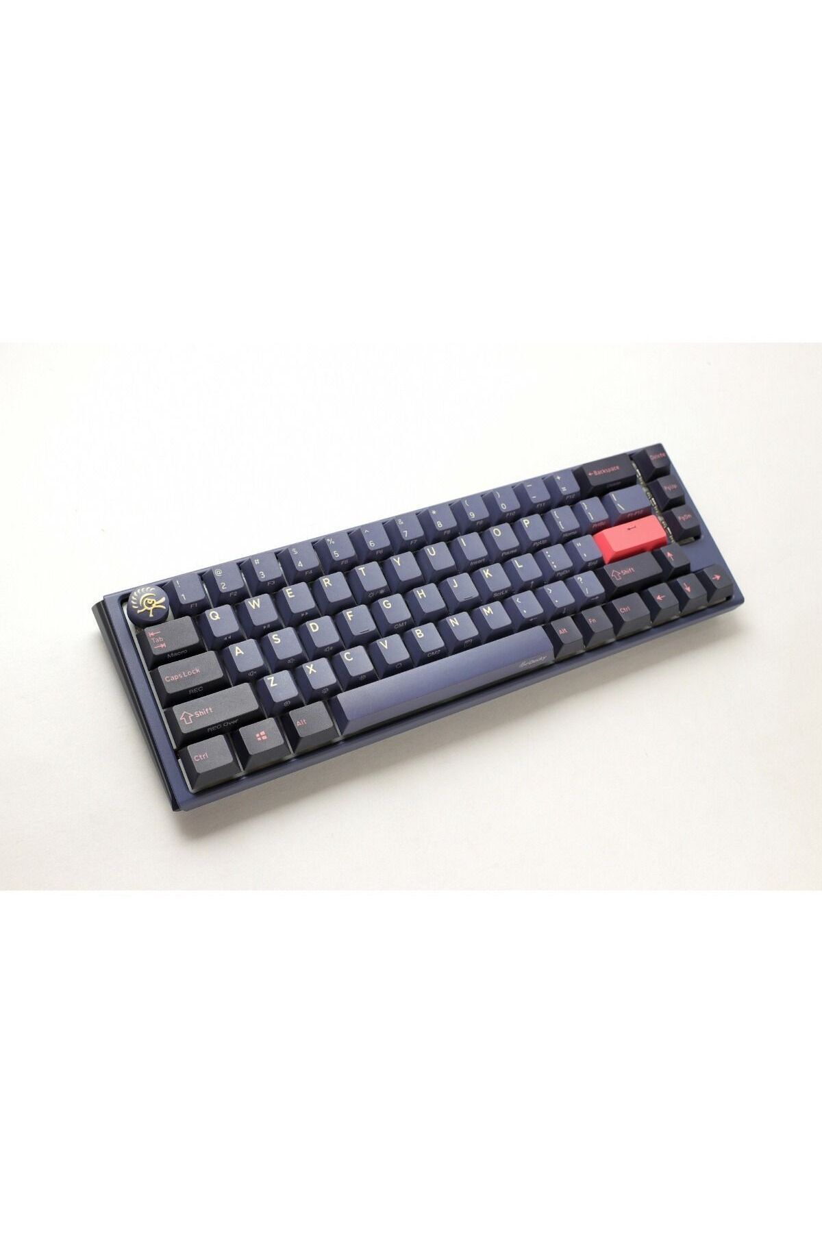 Ducky-لوحة مفاتيح الألعاب الميكانيكية One 3 Cosmic Blue SF 65% Cherry Brown Key US 4