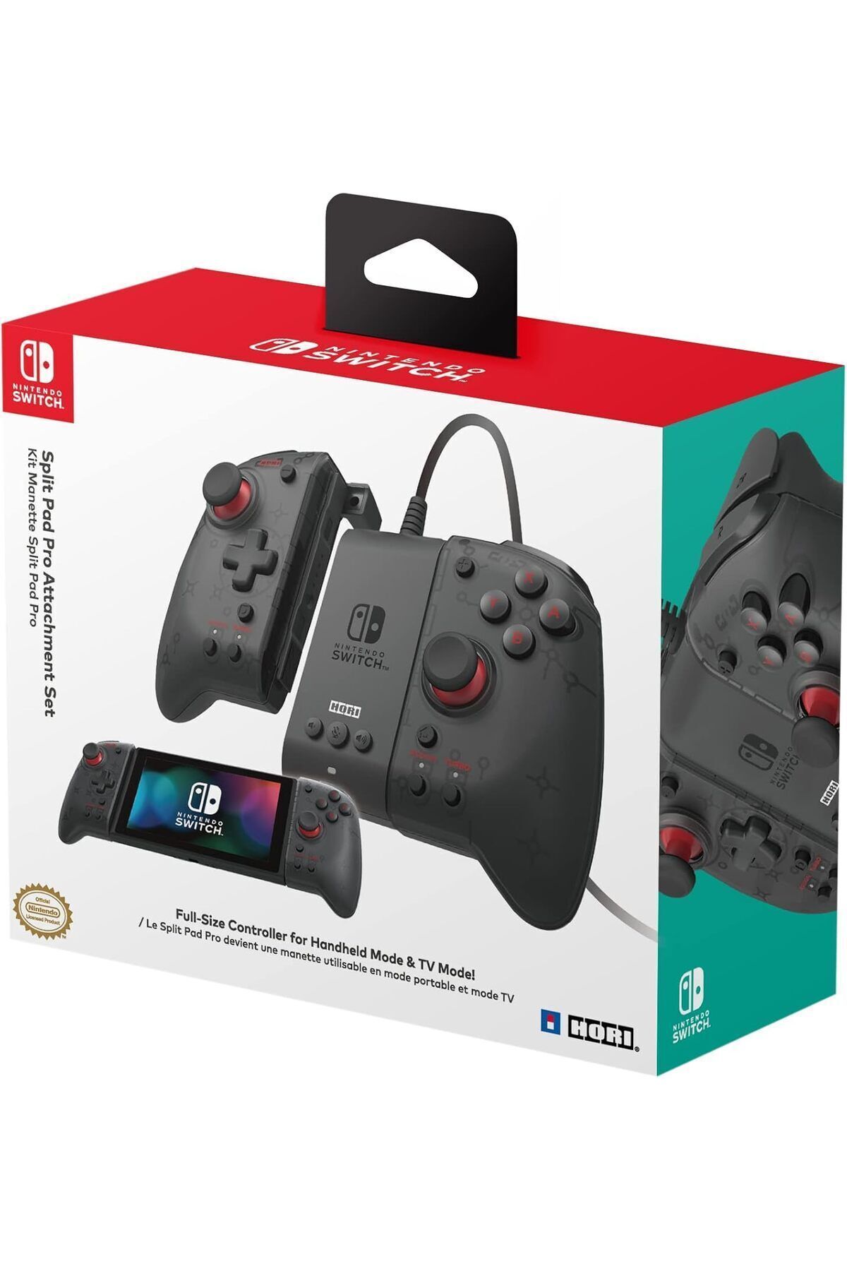 Hori-مجموعة ملحقات جهاز Nintendo Switch Split Pad Pro 6