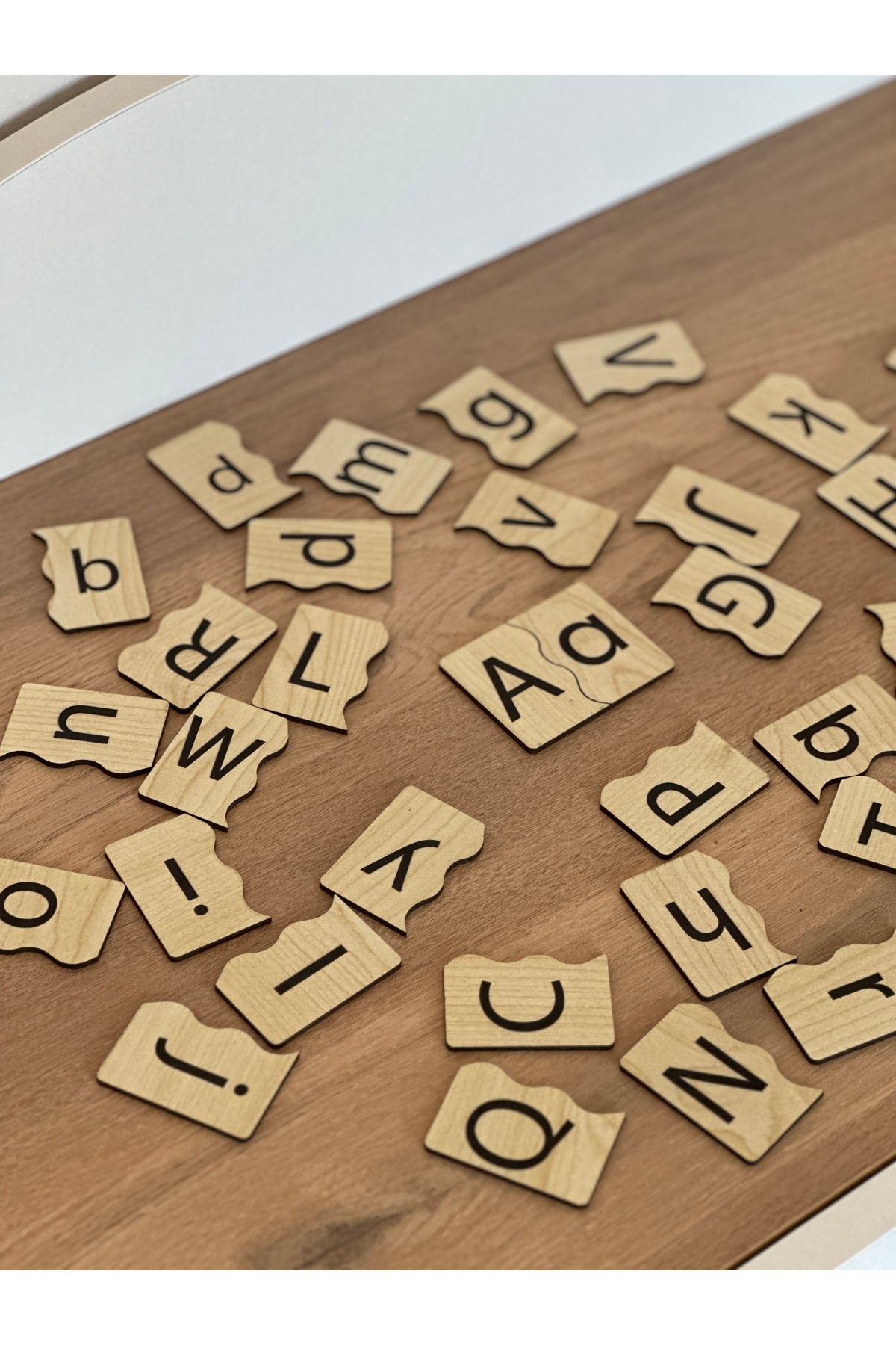 Bellacasa Büyük Küçük Harf Eşleme Puzzle Kartı, Eğitici Oyuncak, Montessori Eğitim Oyuncak, Motor Zeka Oyuncak fotoğrafı 2 (önizleme)