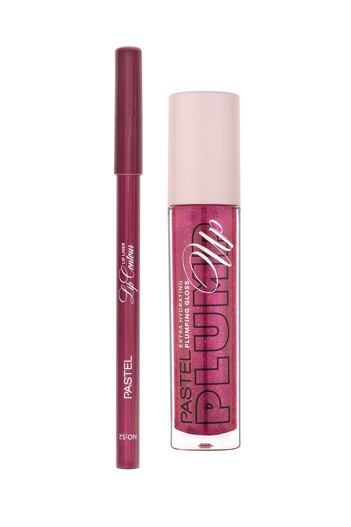 PROFASHION PLUMPING GLOSS 207 + PASTEL LIP CONTOUR LIP LINER 52