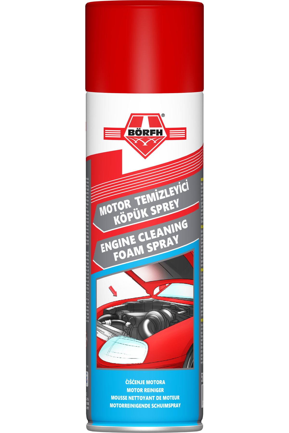 Börfh Motor Temizleyici Köpük Sprey (500ml)