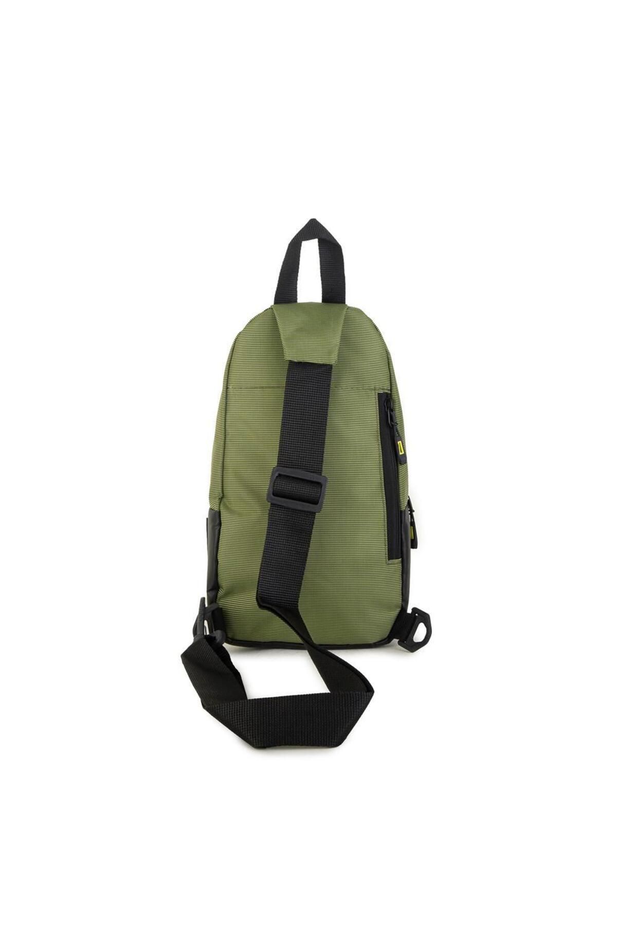 Nas Bag--nas Polo (WATERPROOF) Geantă de exterior pentru bărbați în talie și încrucișată verde kaki 5