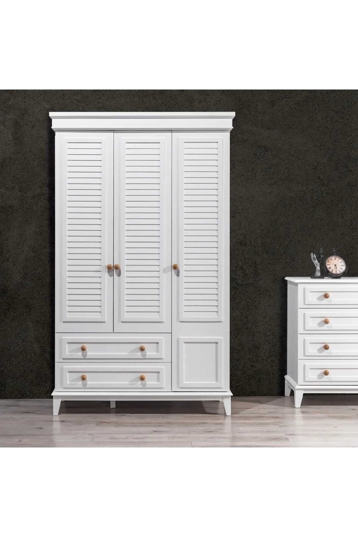 MASTERDREİ MASTERDREİ LUNA ÜÇ KAPILI DOLAP fotoğrafı 2 (önizleme)
