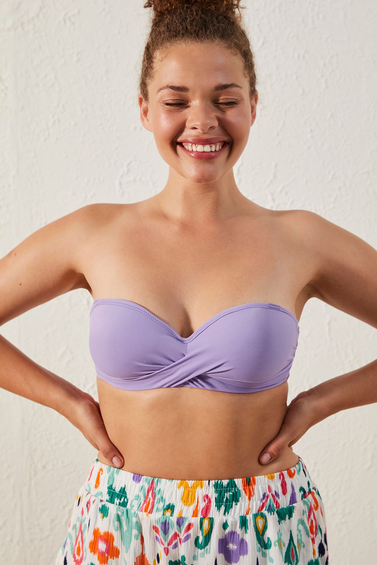 Penti-Basic Super Push Up Supported Lilac Bikini Top 2