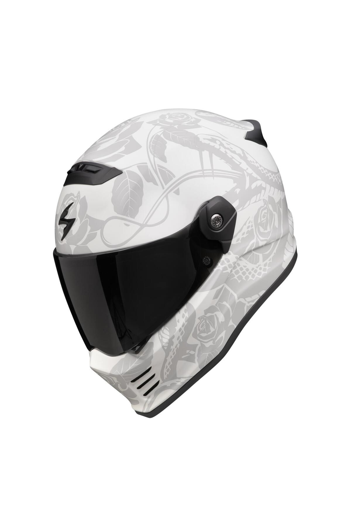 Scorpion Covert FX Dragon Kapalı Motosiklet Kaskı Mat Gri / Gümüş
