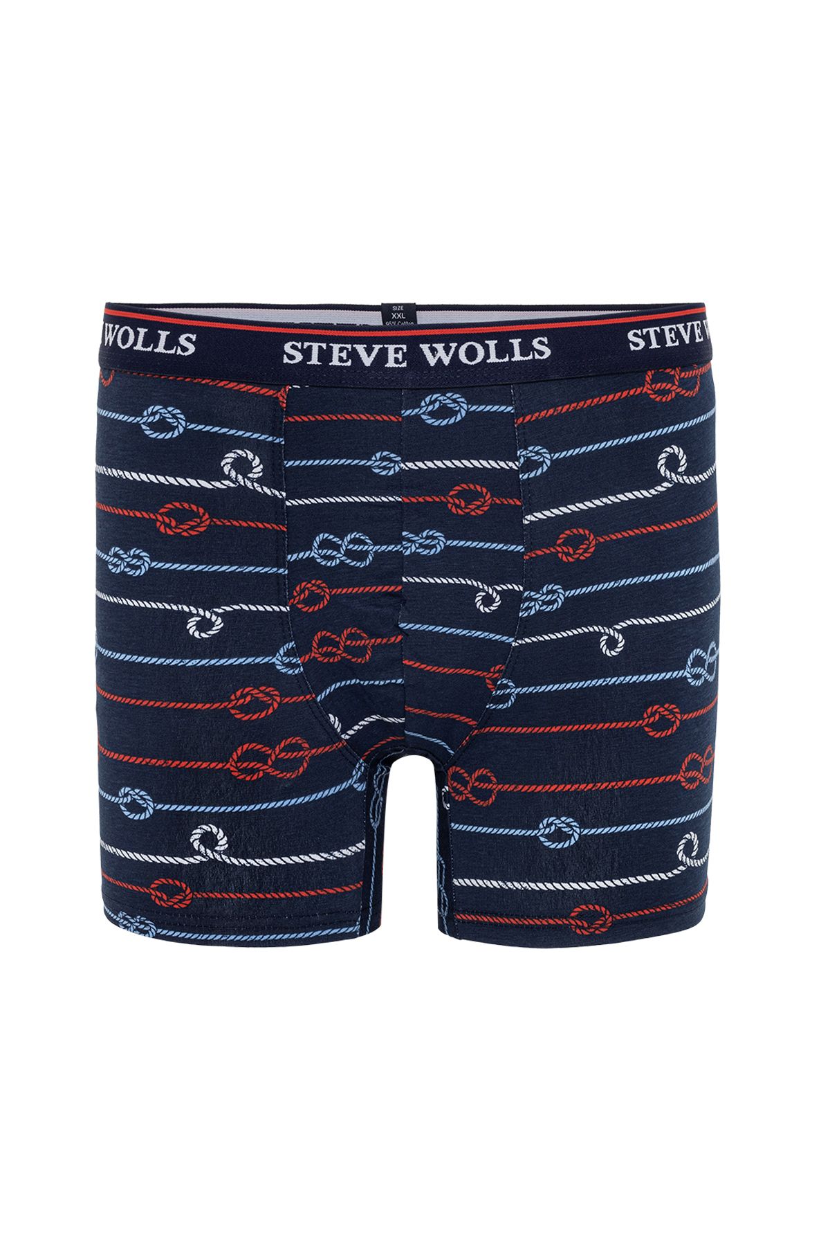 Steve Wolls-Men's Mixed Patterned 5-Piece Boxers - 23310 5