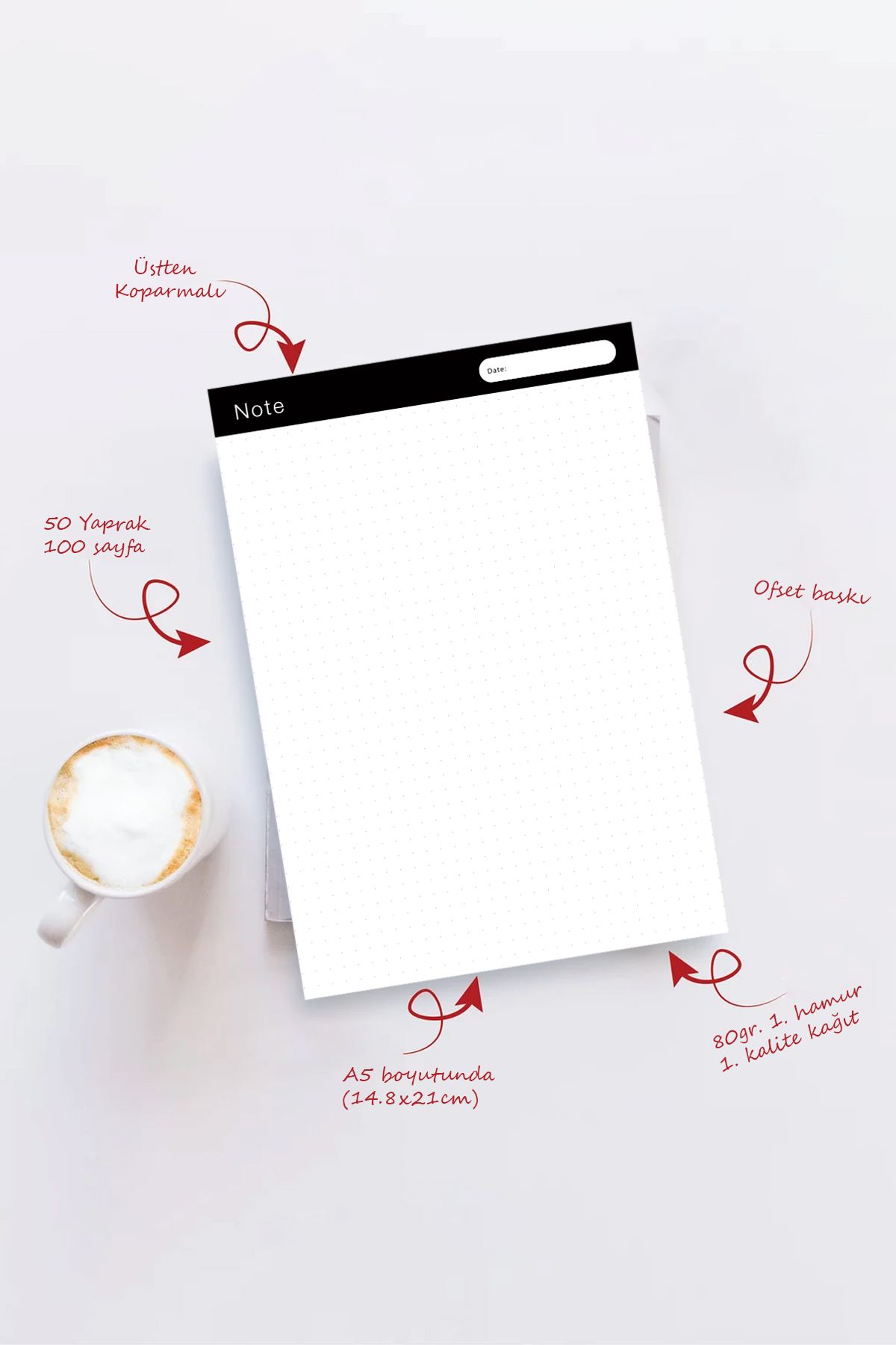 Copyder-A5 Notepad Memo Notebook 50 Sheets 3