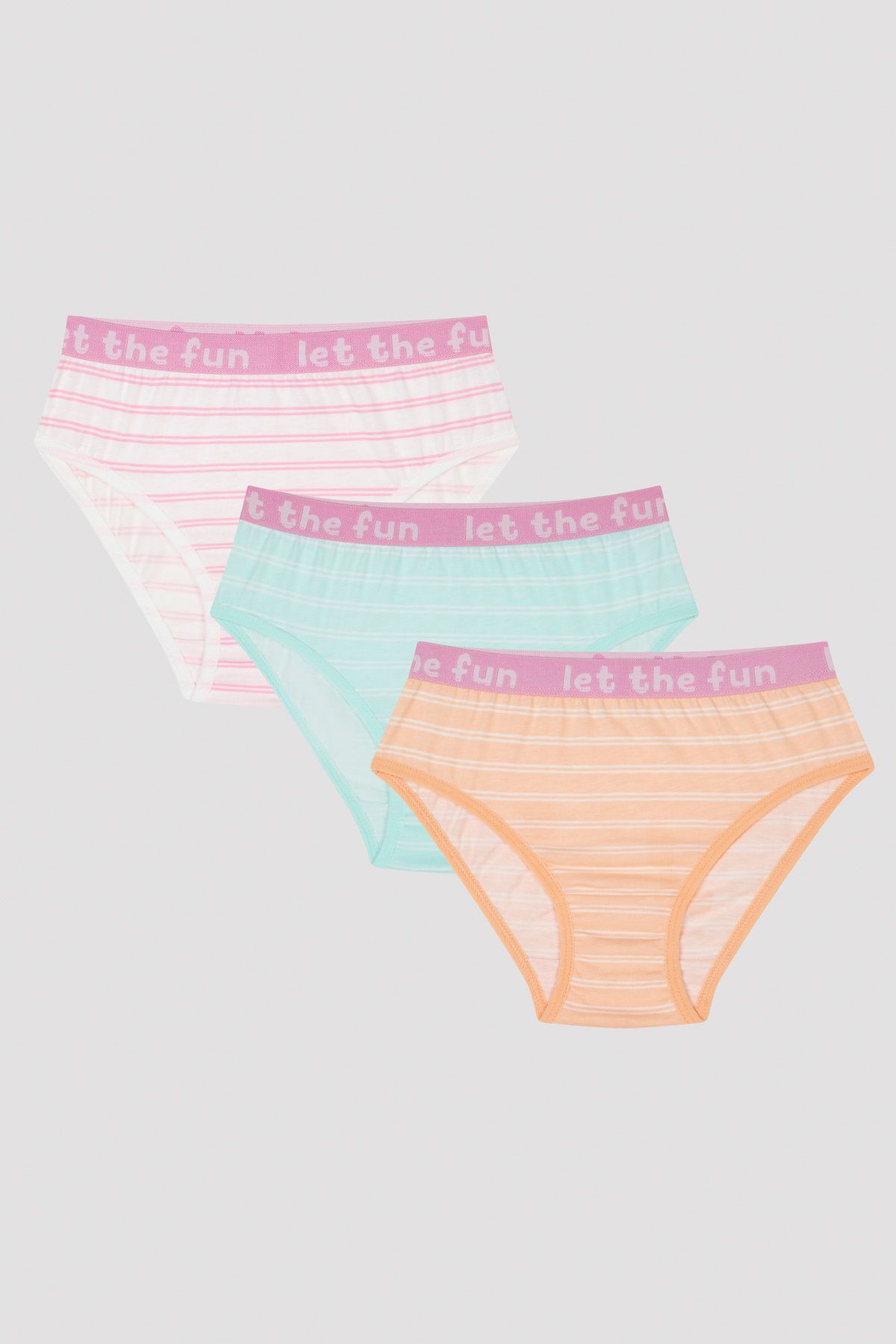 Penti-Girl's Let The Fun 3-Piece Slip Panties 1