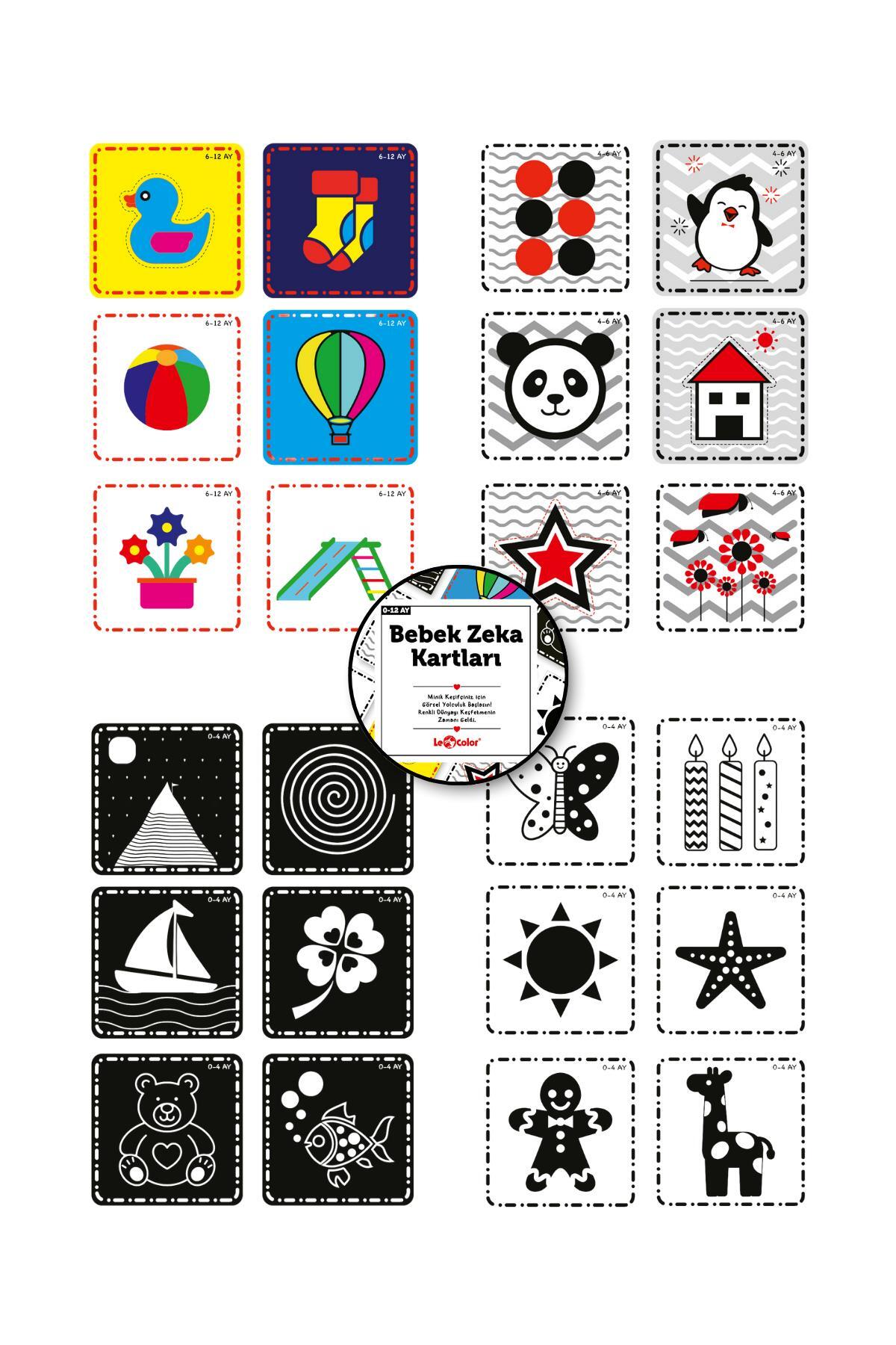 Le Color Bebek Anı Defteri Kız Stickerlı + Çekim Ve Zeka Kartları Seti fotoğrafı 6 (önizleme)
