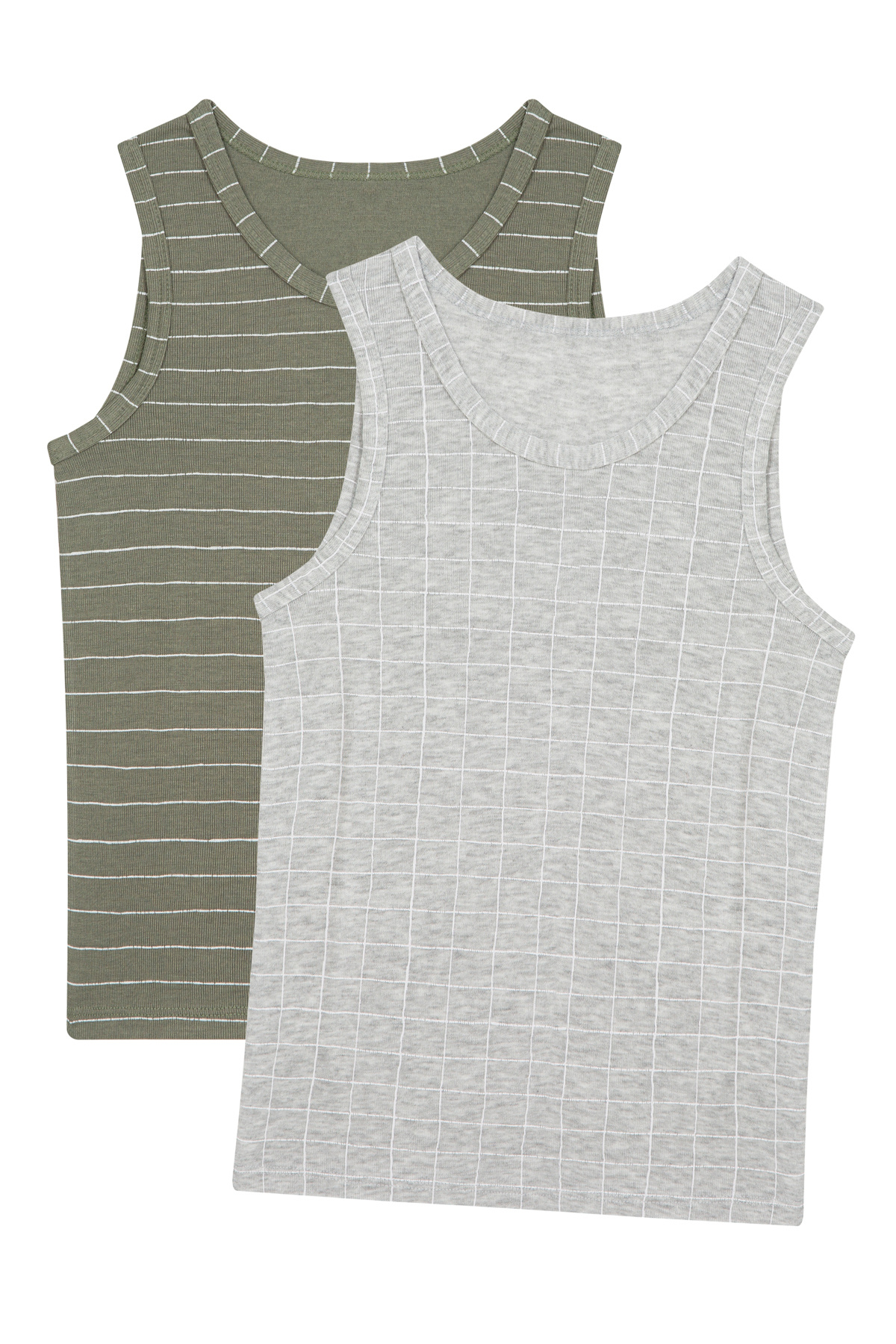 Penti-Gray Boy's Gray Mix Thermal 2-Piece Undershirt 3