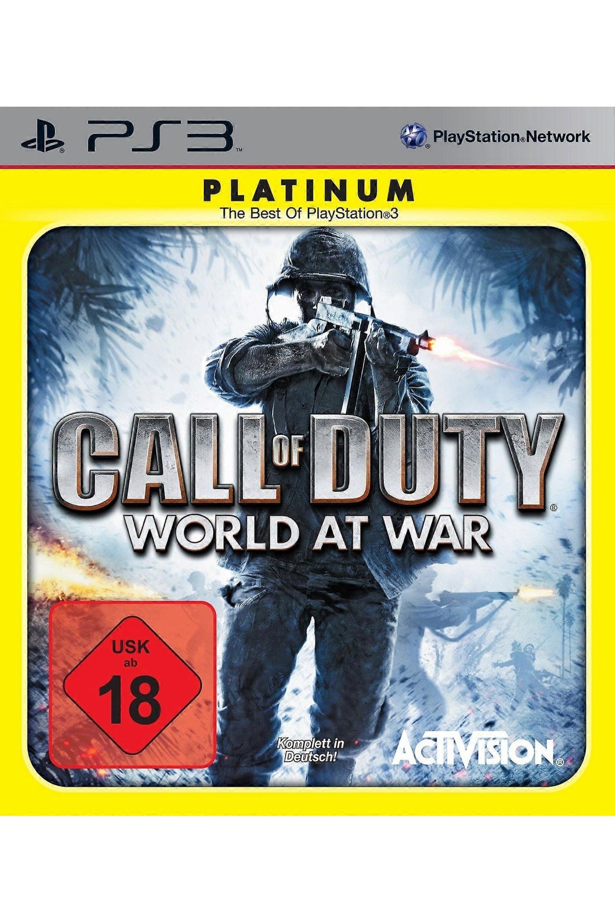 ACTIVISION CALL OF DUTY : WORLD AT WAR - PLATİNUM SERİSİ - PS3 OYUNU