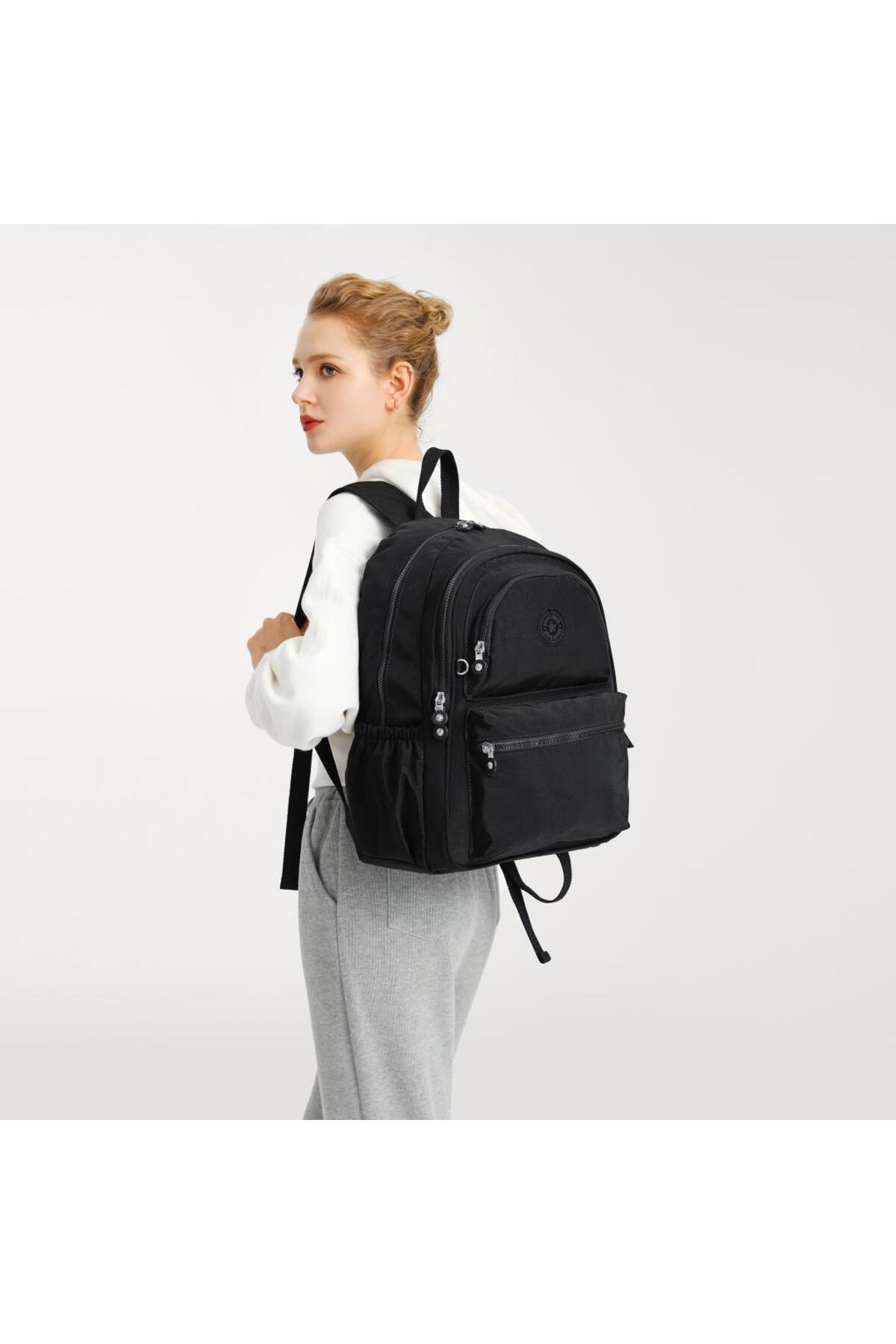SMART BAGS Büyük Boy Sırt Çantası Krinkıl Kumaş 1050 görsel 5