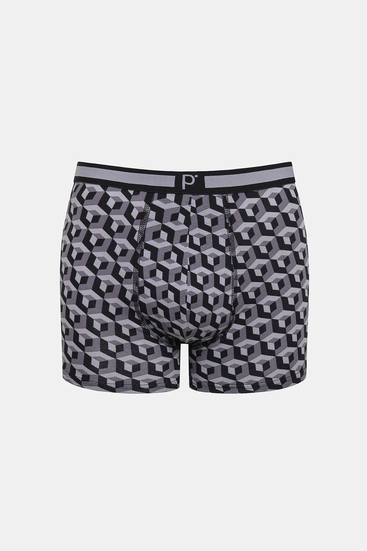 Penti-Dots Patterned Multi-Colored Triple Boxer 3