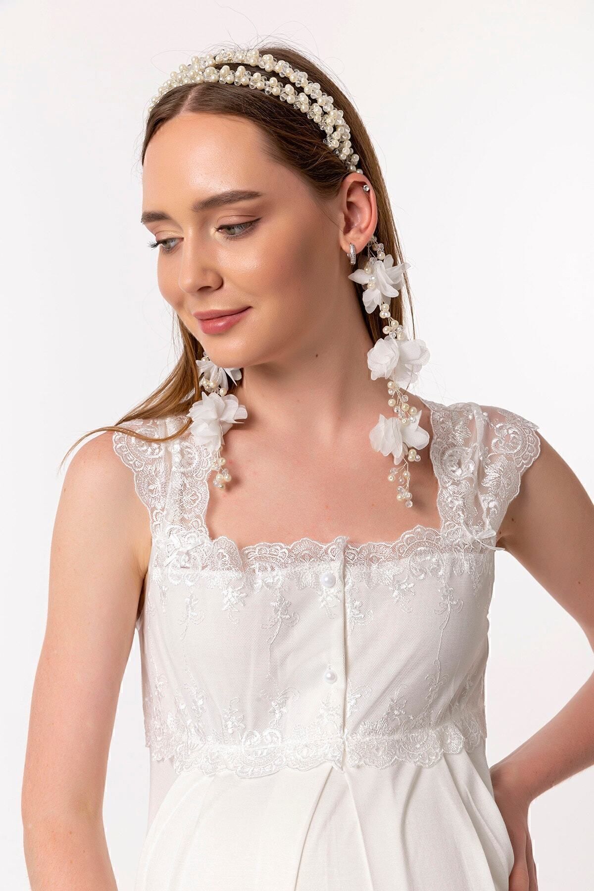 ByLohusa Effortt Ekru Sabahlıklı Hamile Lohusa Gecelik Takım fotoğrafı 6 (önizleme)