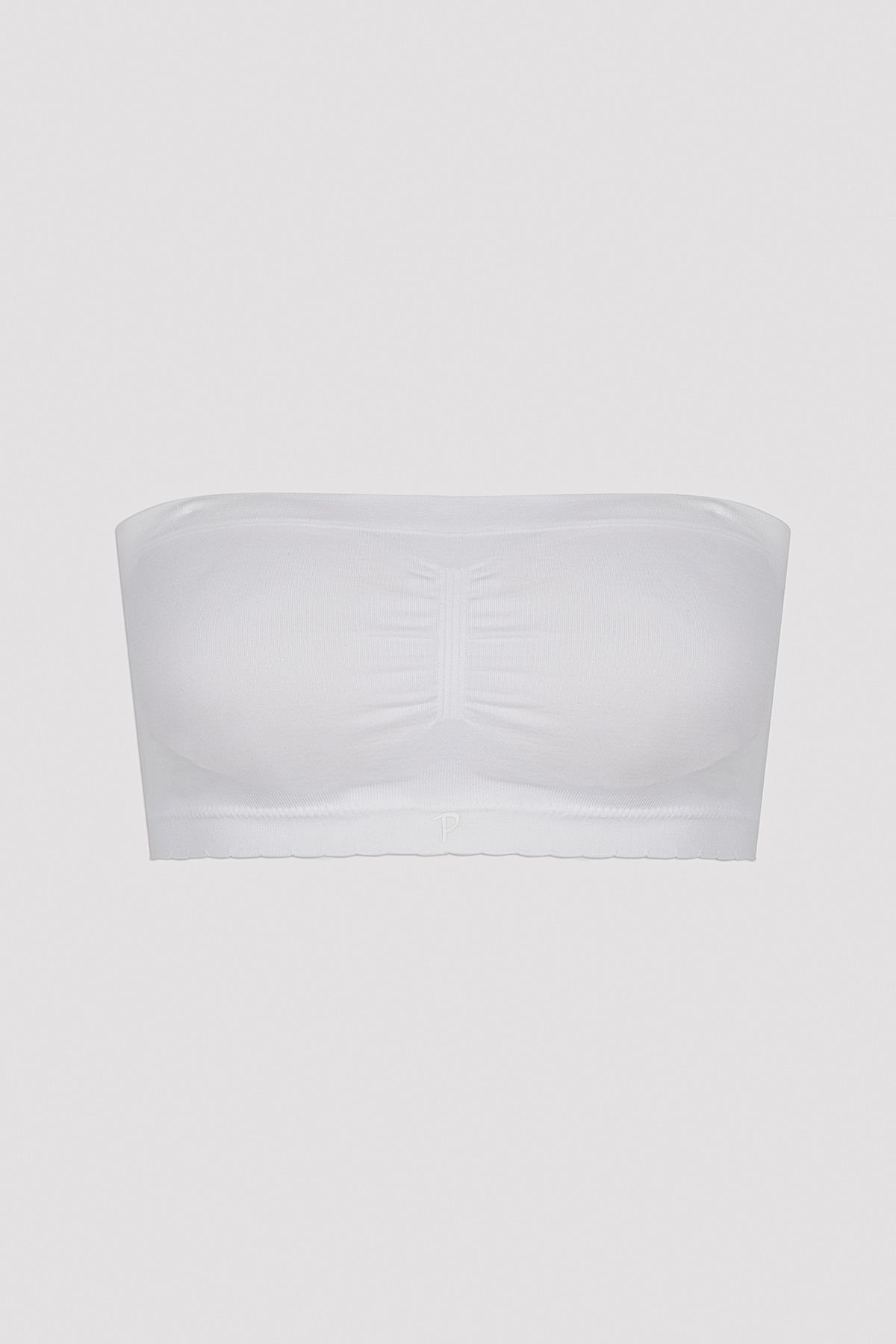 Penti-White Nu Basic Strapless Non-Wireless Bra 6