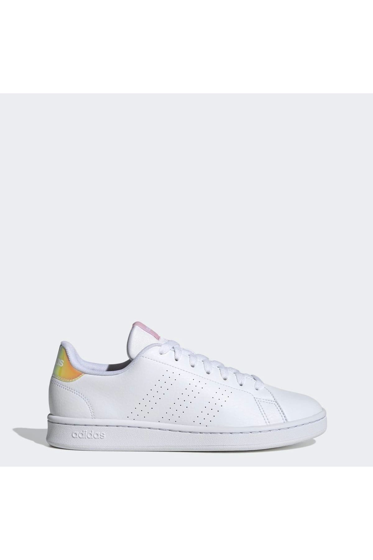 کفش پیاده روی سفید زنانه ورزشی روزانه IF6116 اورجینال adidas