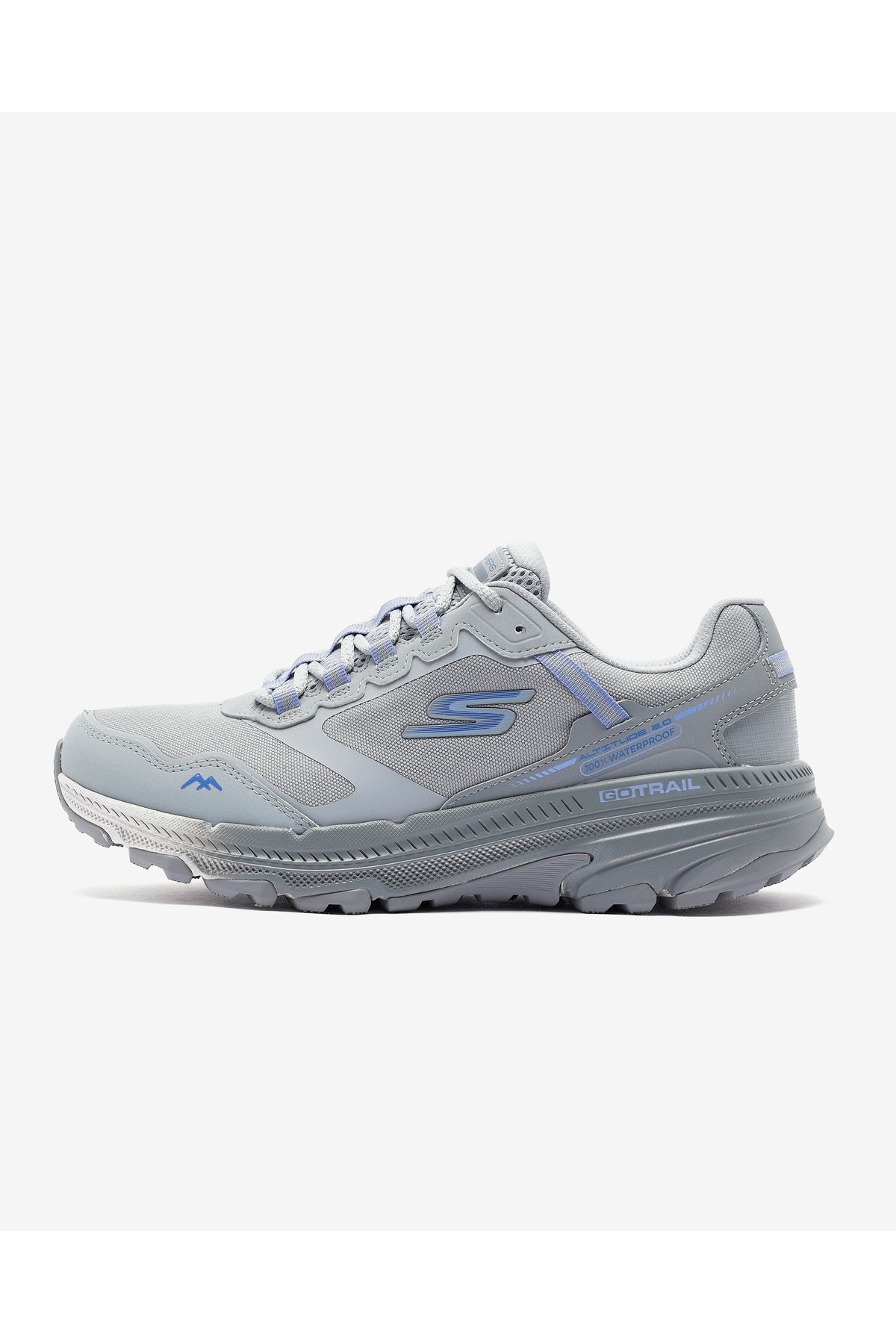 SKECHERS-Pine Ridge Go Run Trail Altitude 2.0 - Women's Gray Outdoor Running Shoes 129526   Ccbl 1