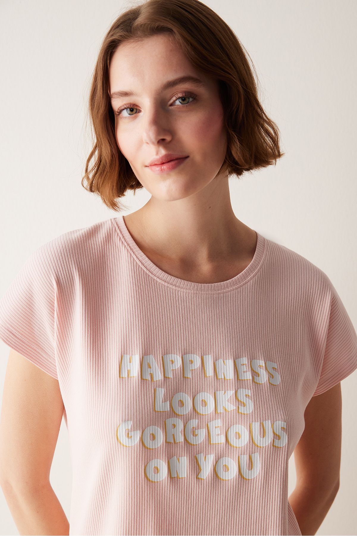 Penti-Happiness Pink T-Shirt Pajama Top 3