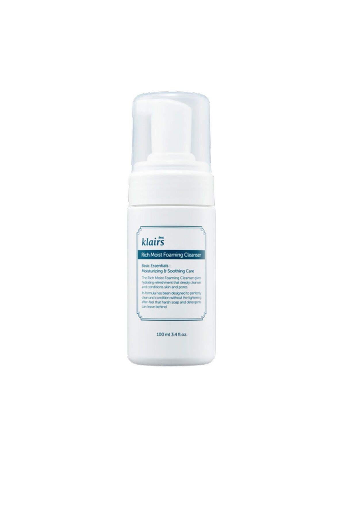 Klairs-KLAIRS Rich Moist Foaming Cleanser 100 ml - cleansing foam 1
